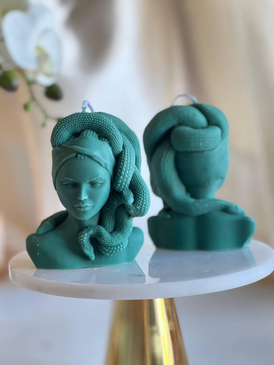 Small Medusa Candle