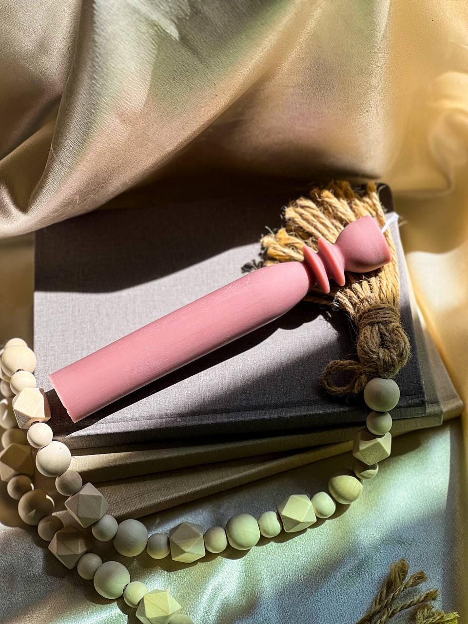 Tall Spiral Taper Candle