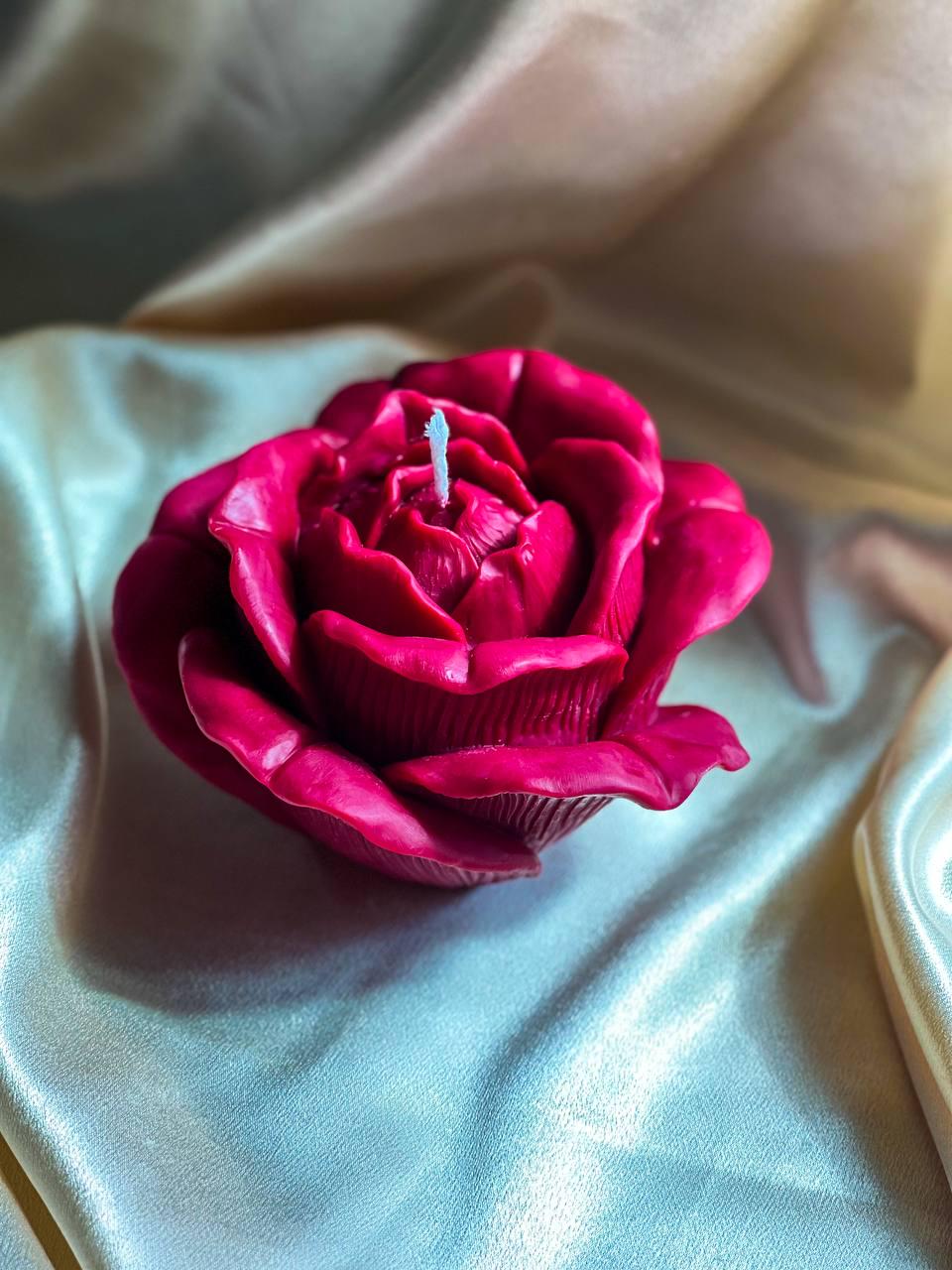 Huge Rose Blossom Candle