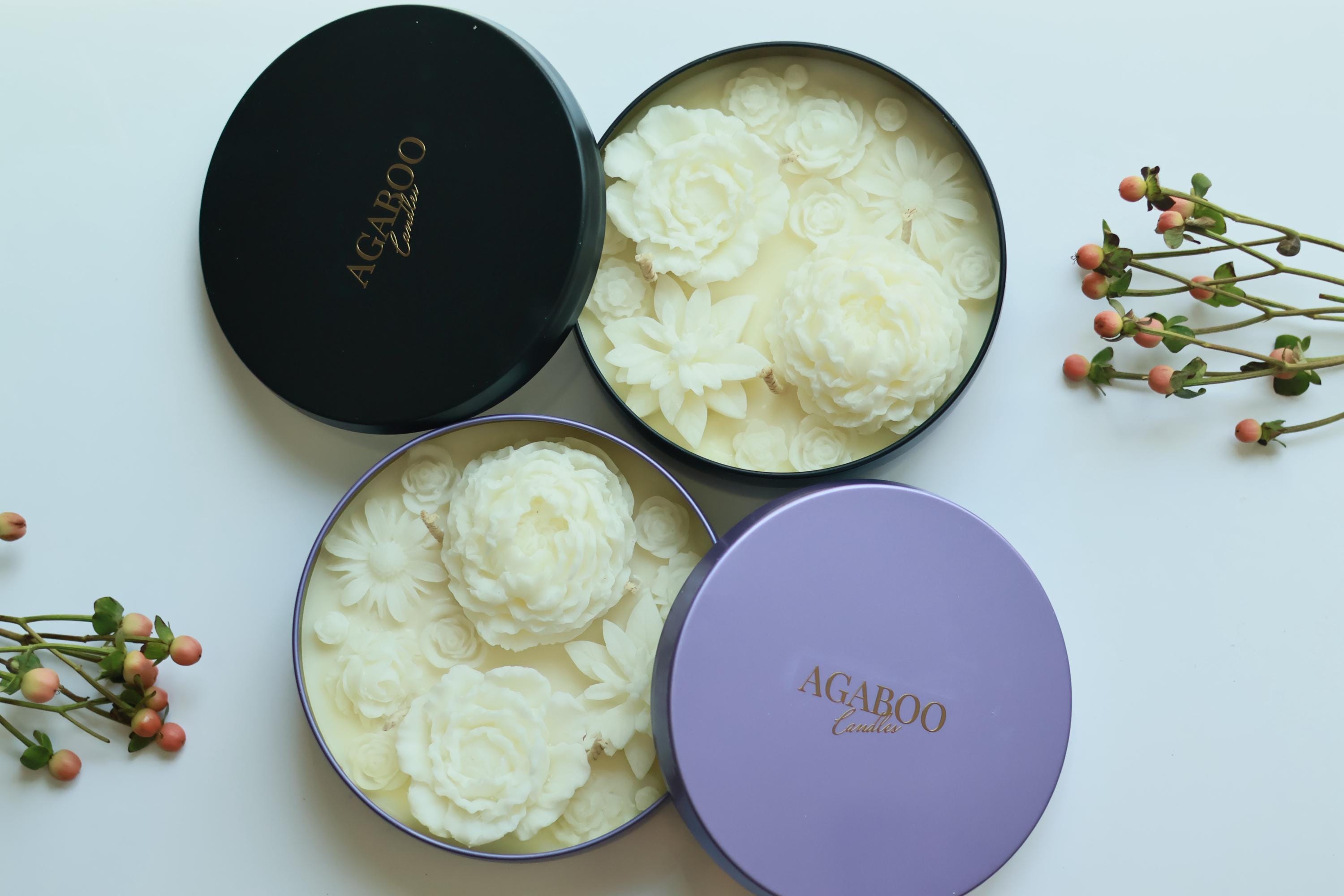 Flower Blossom Candle