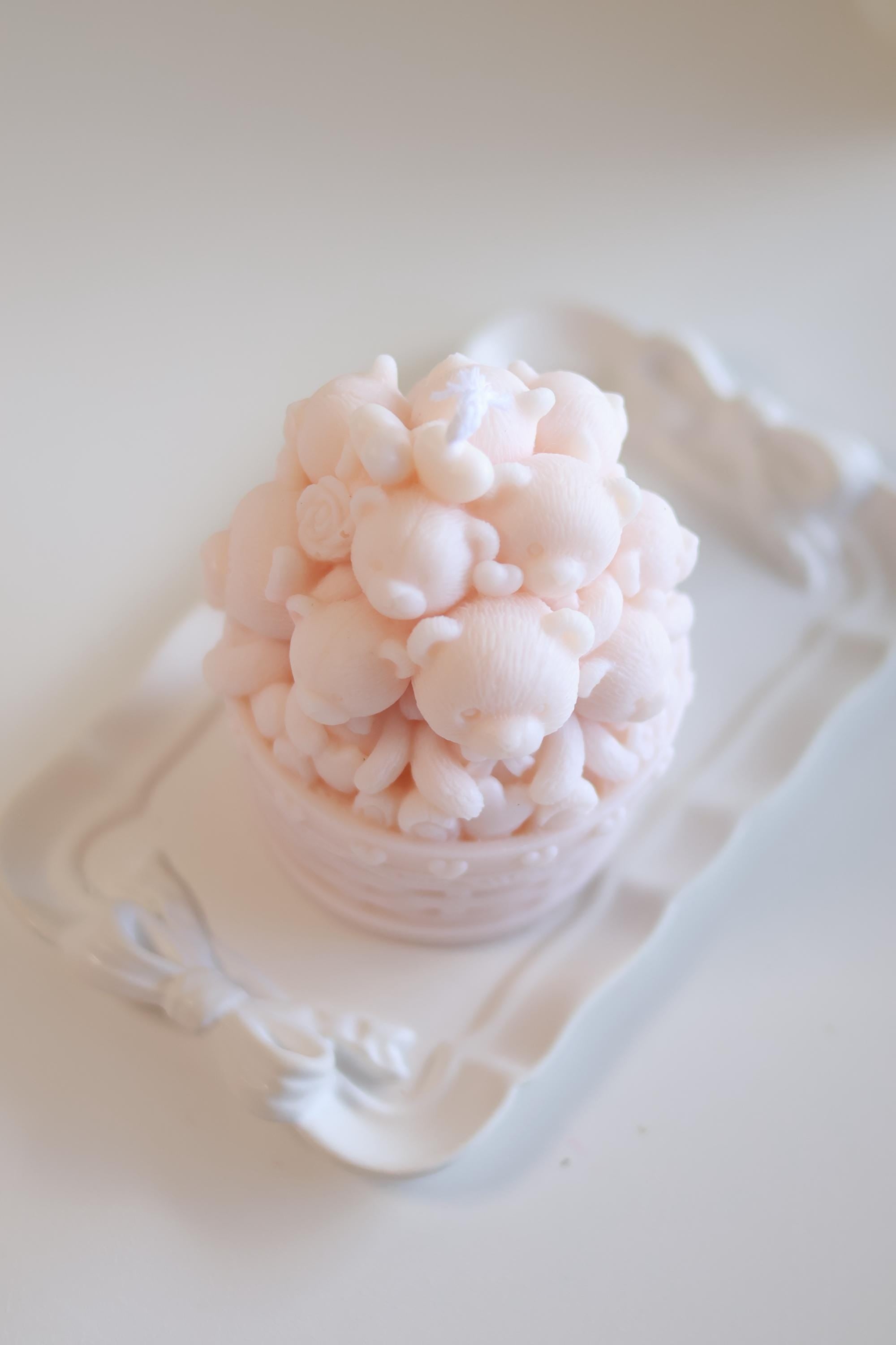 Basket Bear Candle Candle