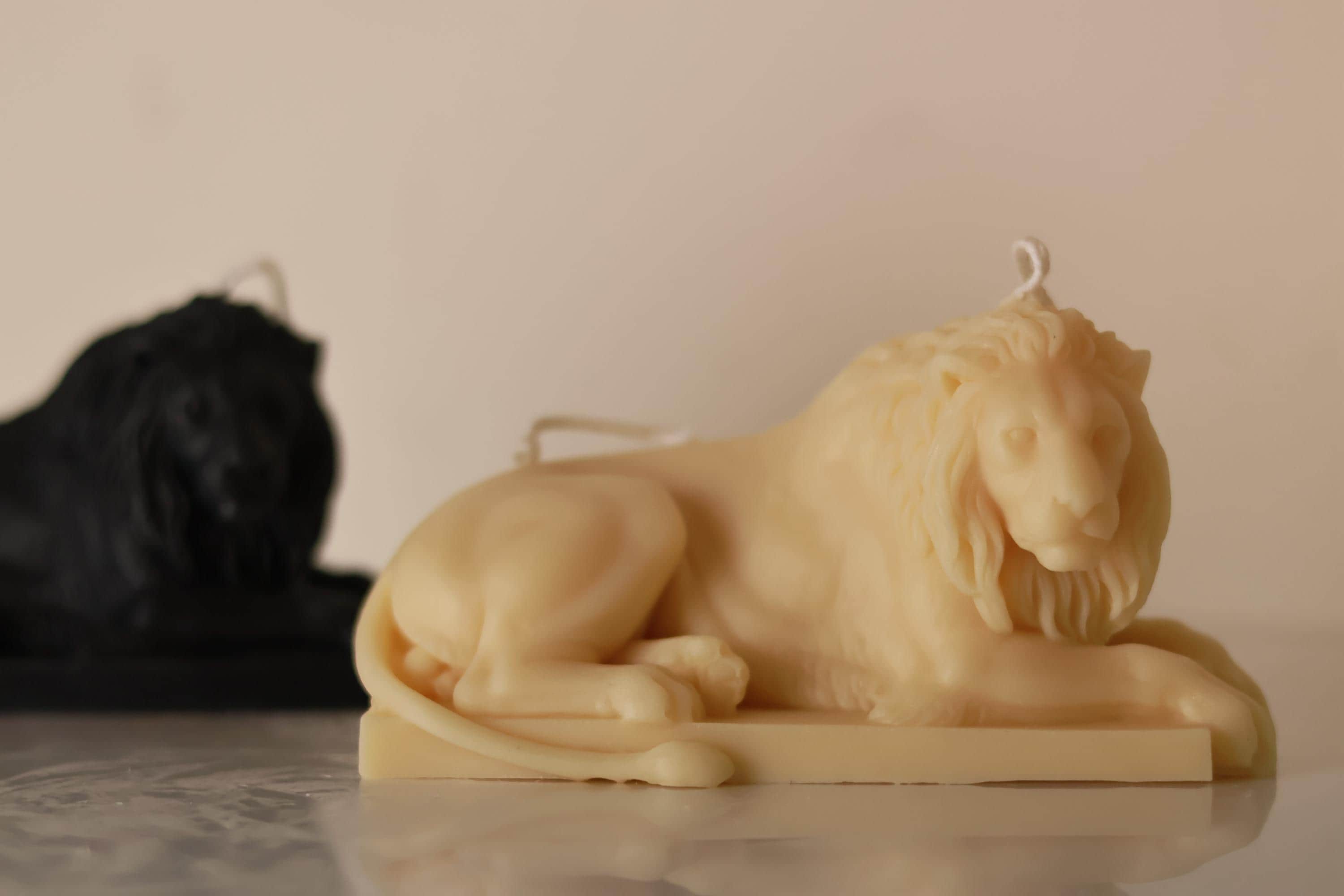 Medium Lion Candle