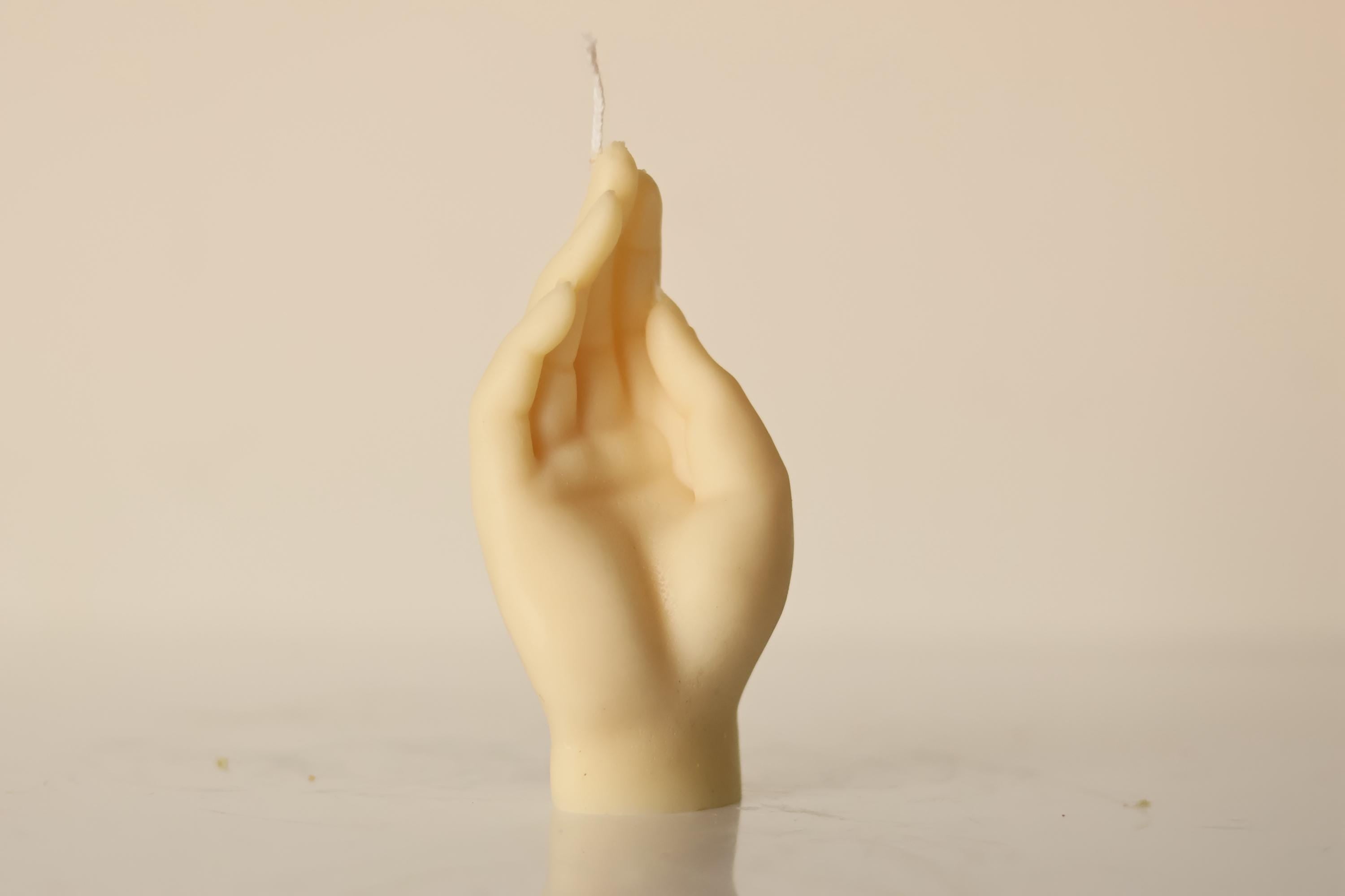 Woman's Hand Candle