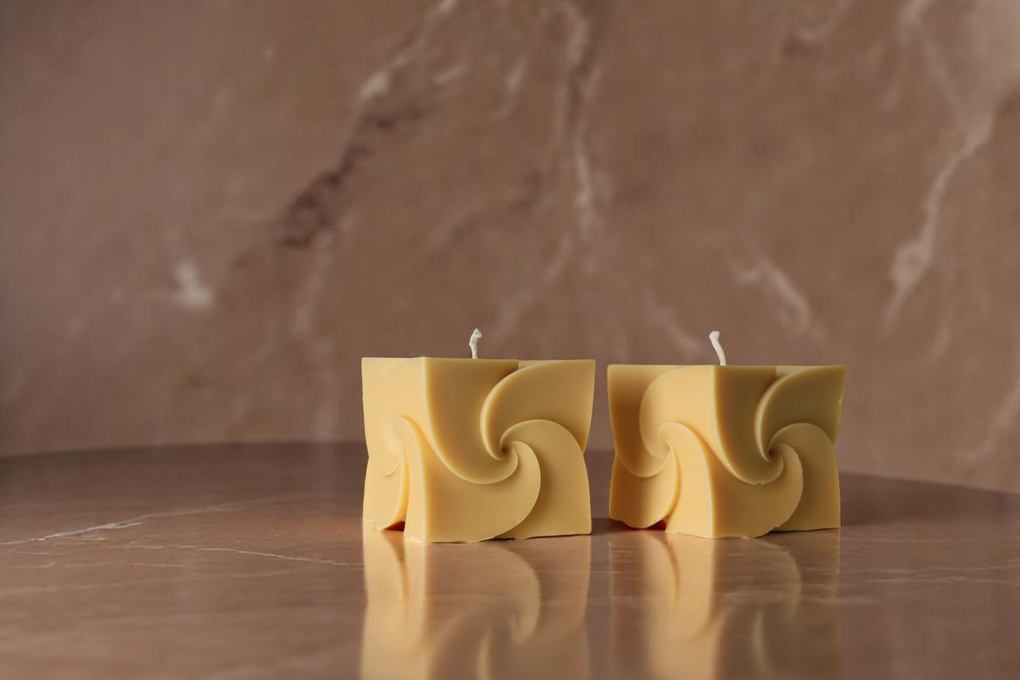 Windmill Square Cube Candle