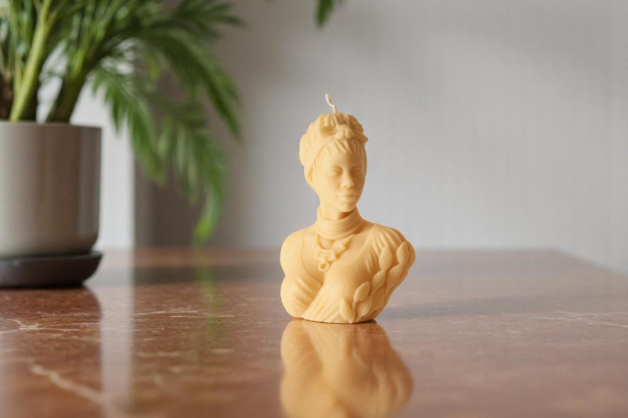 Afro Lady Candle