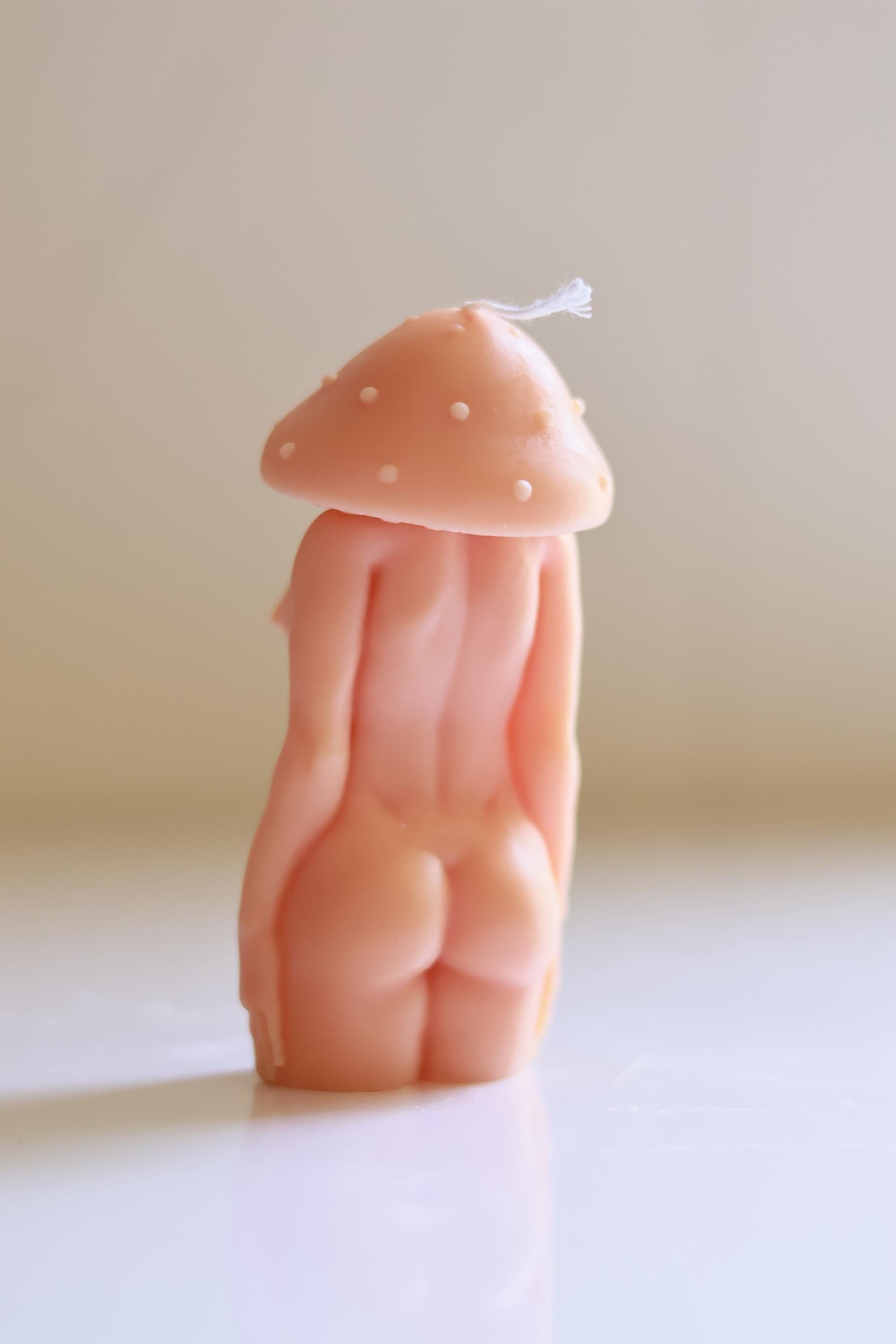 Mushroom Lady Candle