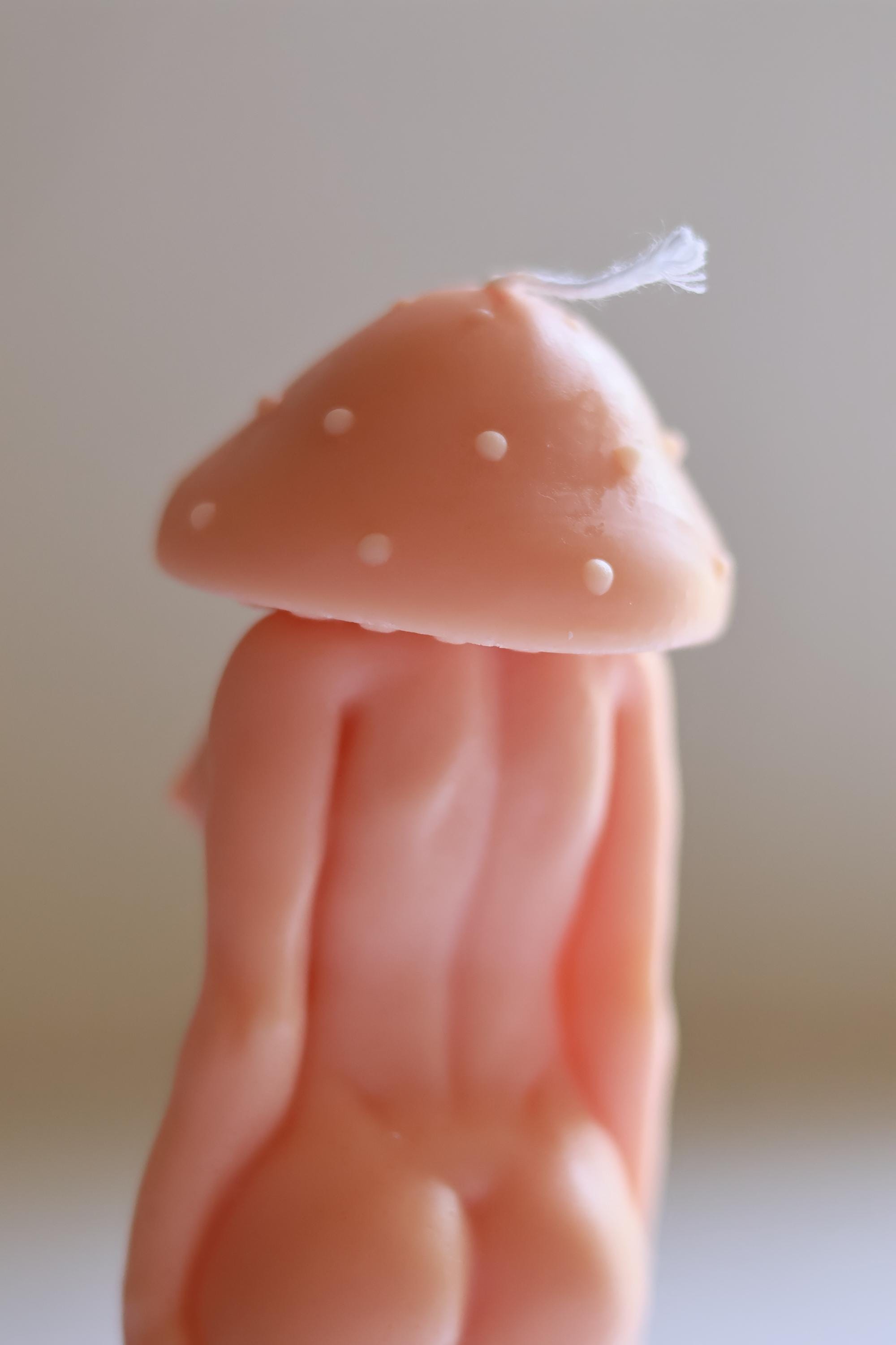 Mushroom Lady Candle