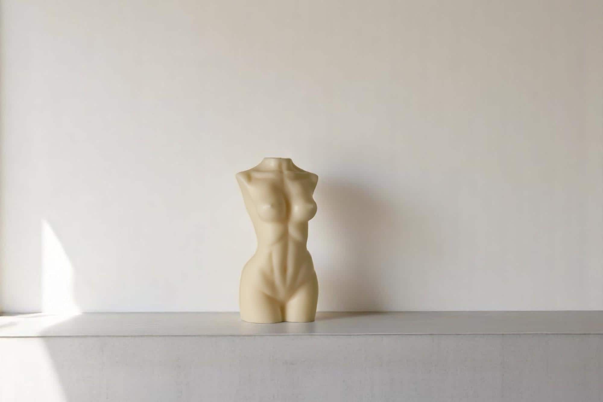 Large Woman's Figure Candle