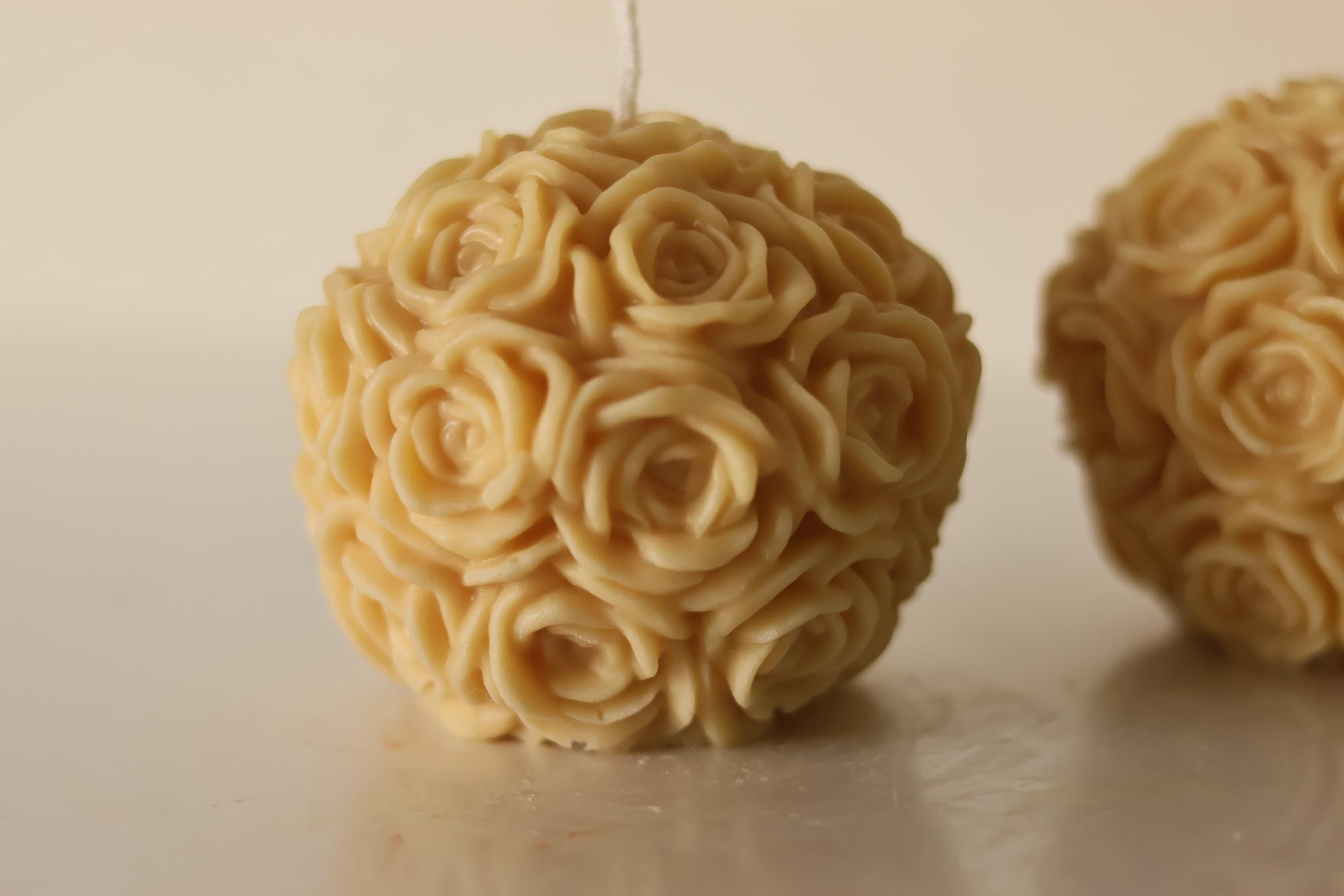 Rose Ball Candle