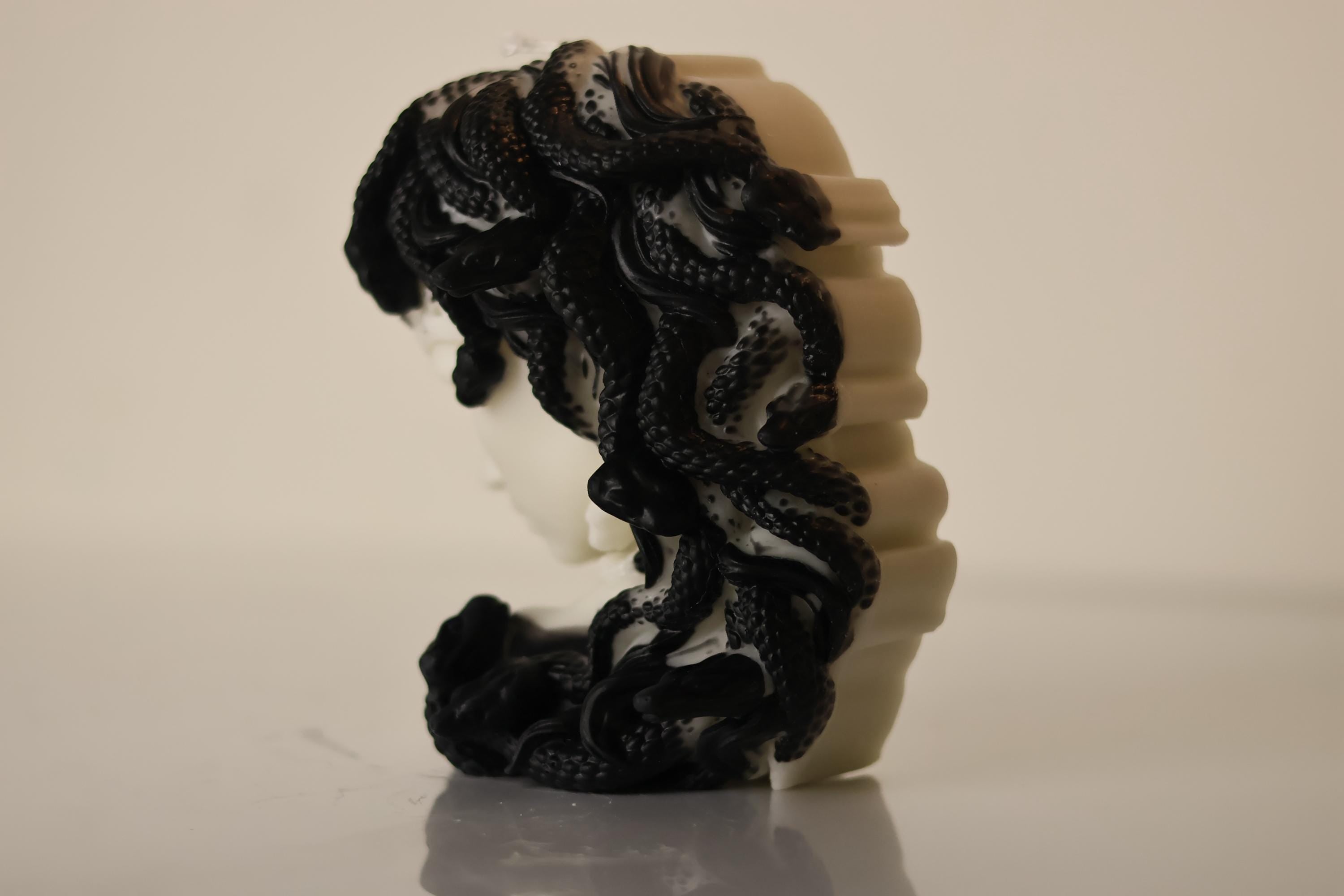 Marble Medusa Candle