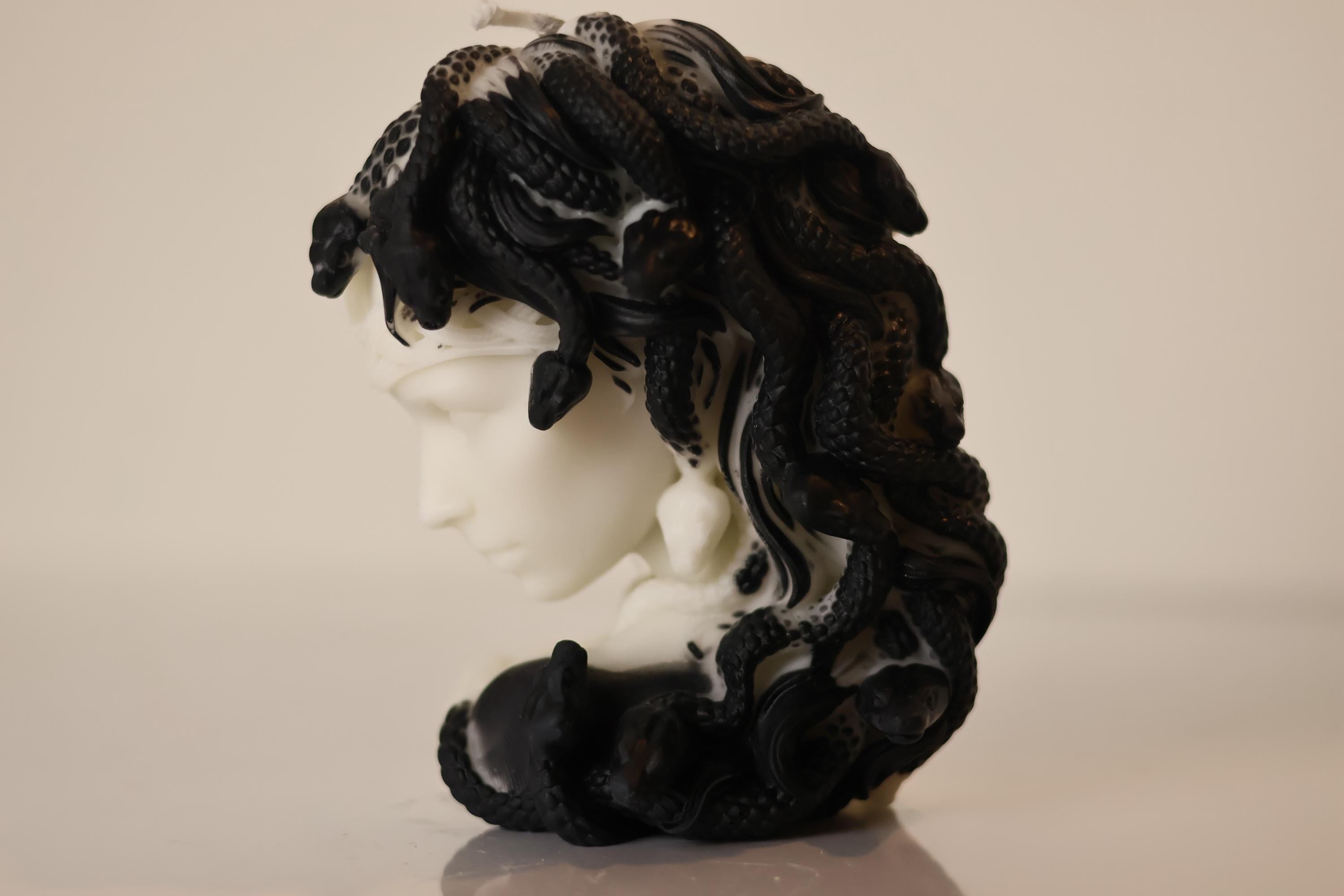 Marble Medusa Candle