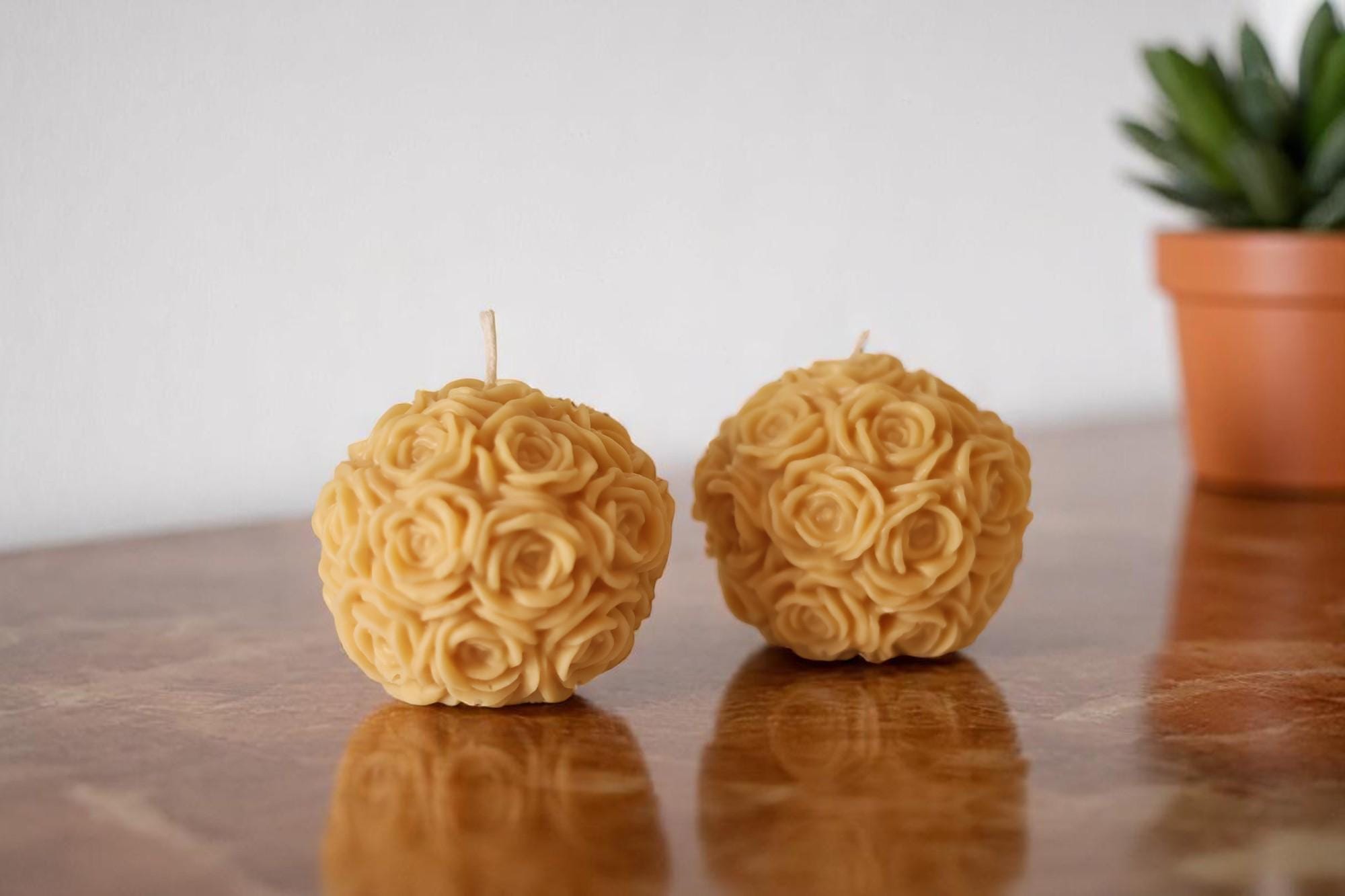 Rose Ball Candle