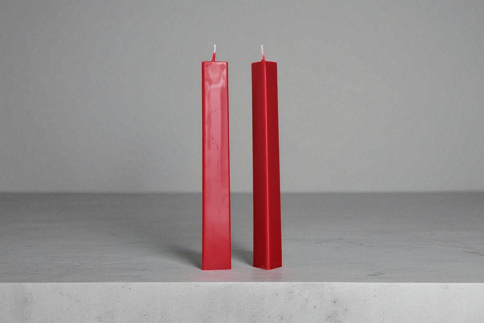 Modern Geometric Taper Candle