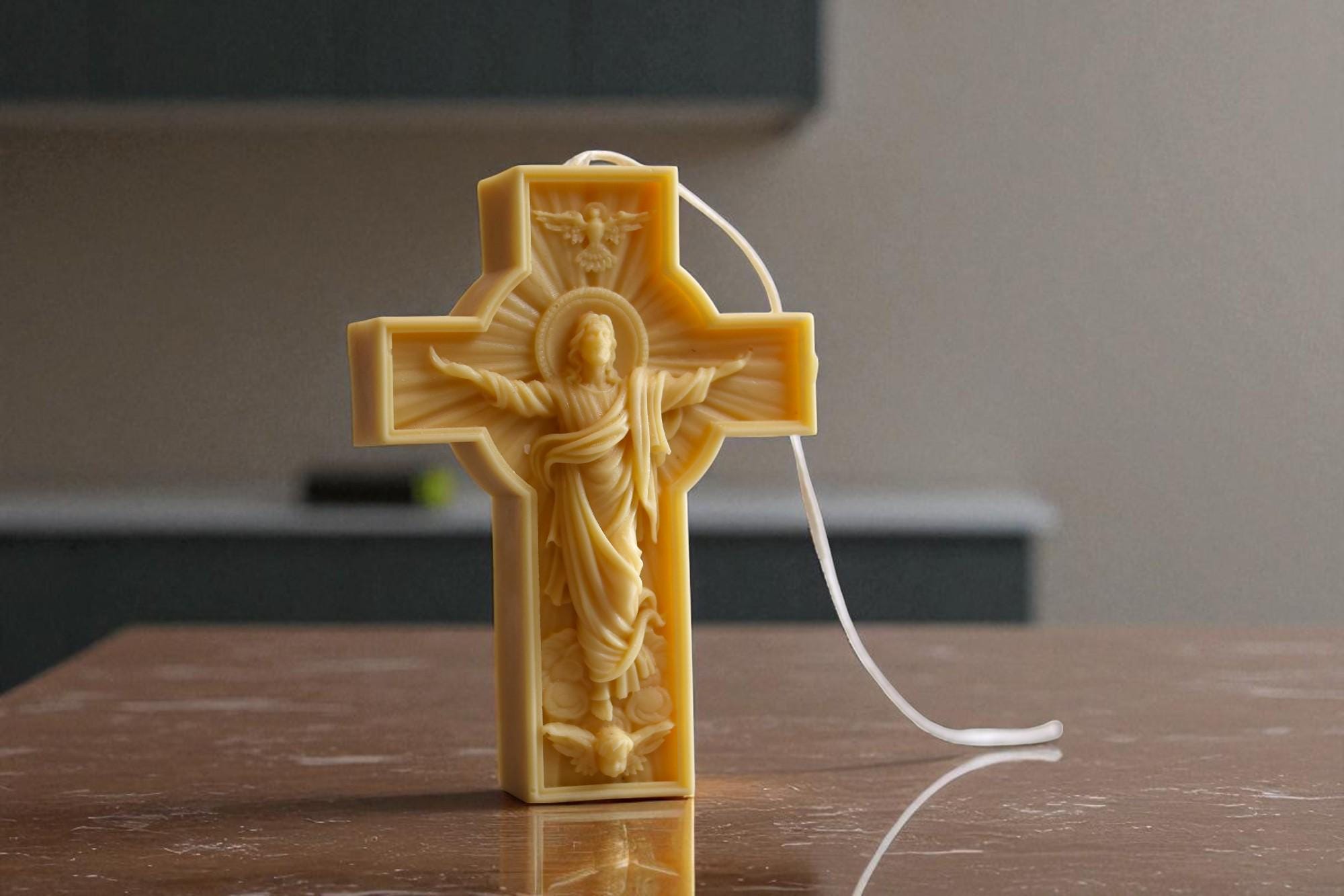 Jesus Statue Candle