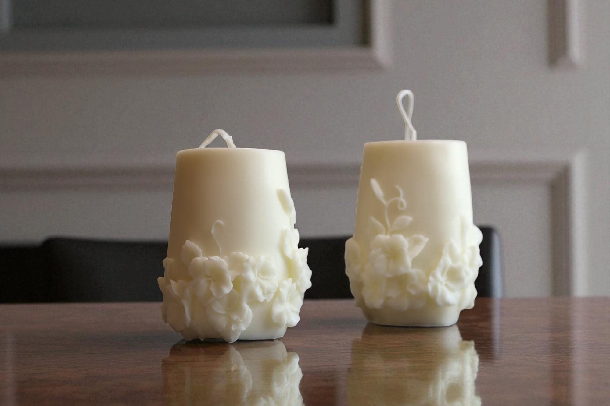 Floral Pillar I Candle