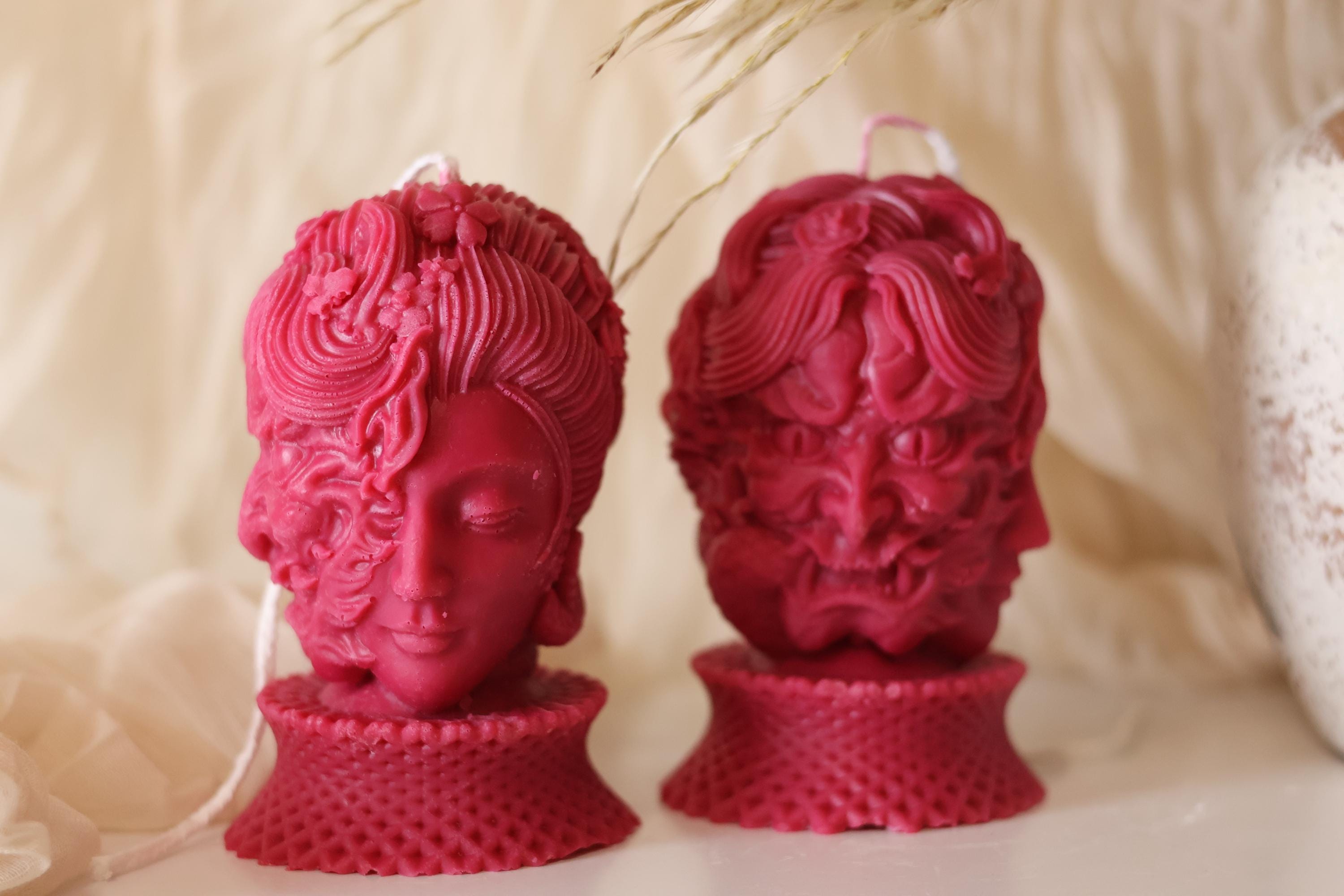 Gothic Lady Demon Candle