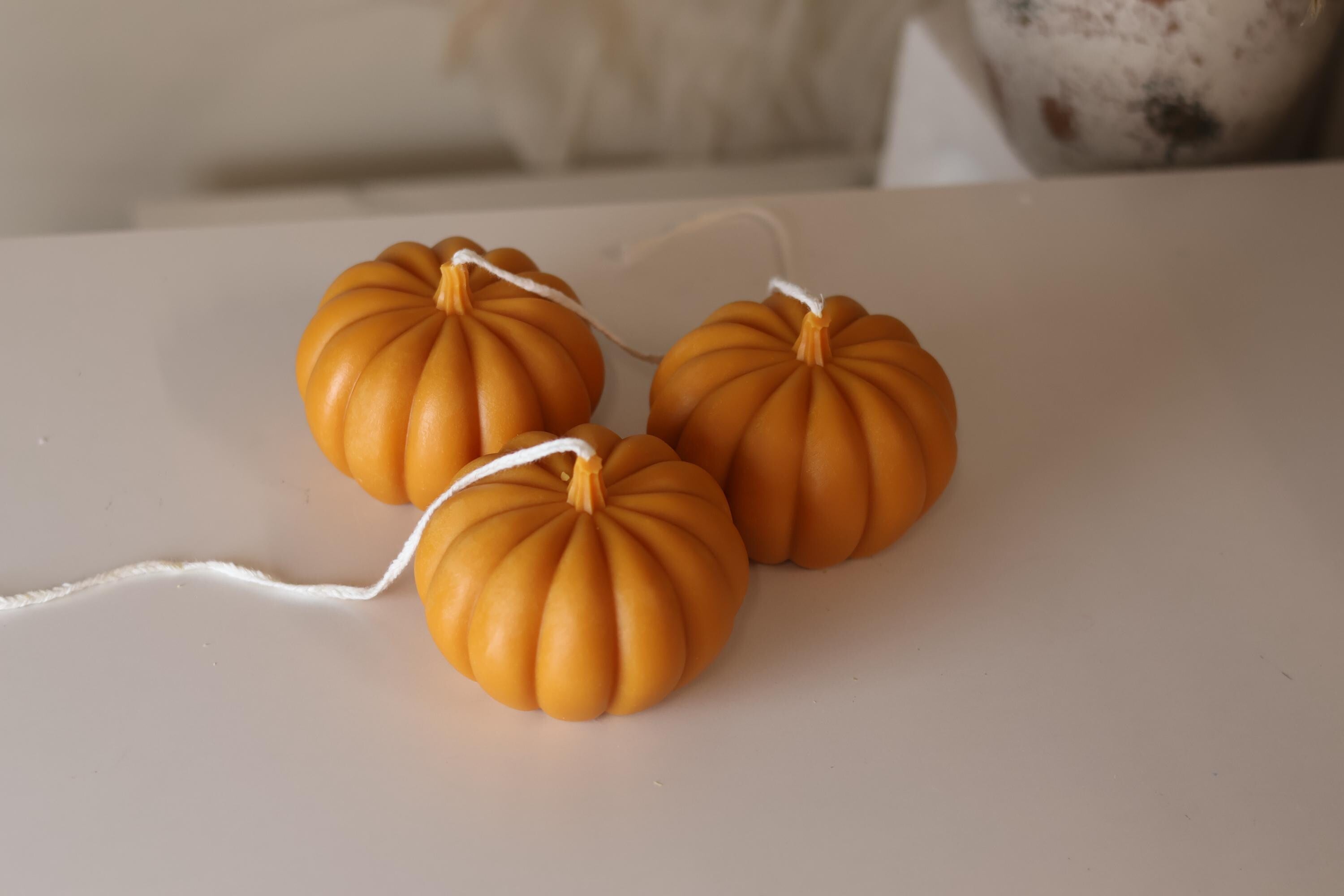 Large Pumpkin Candle