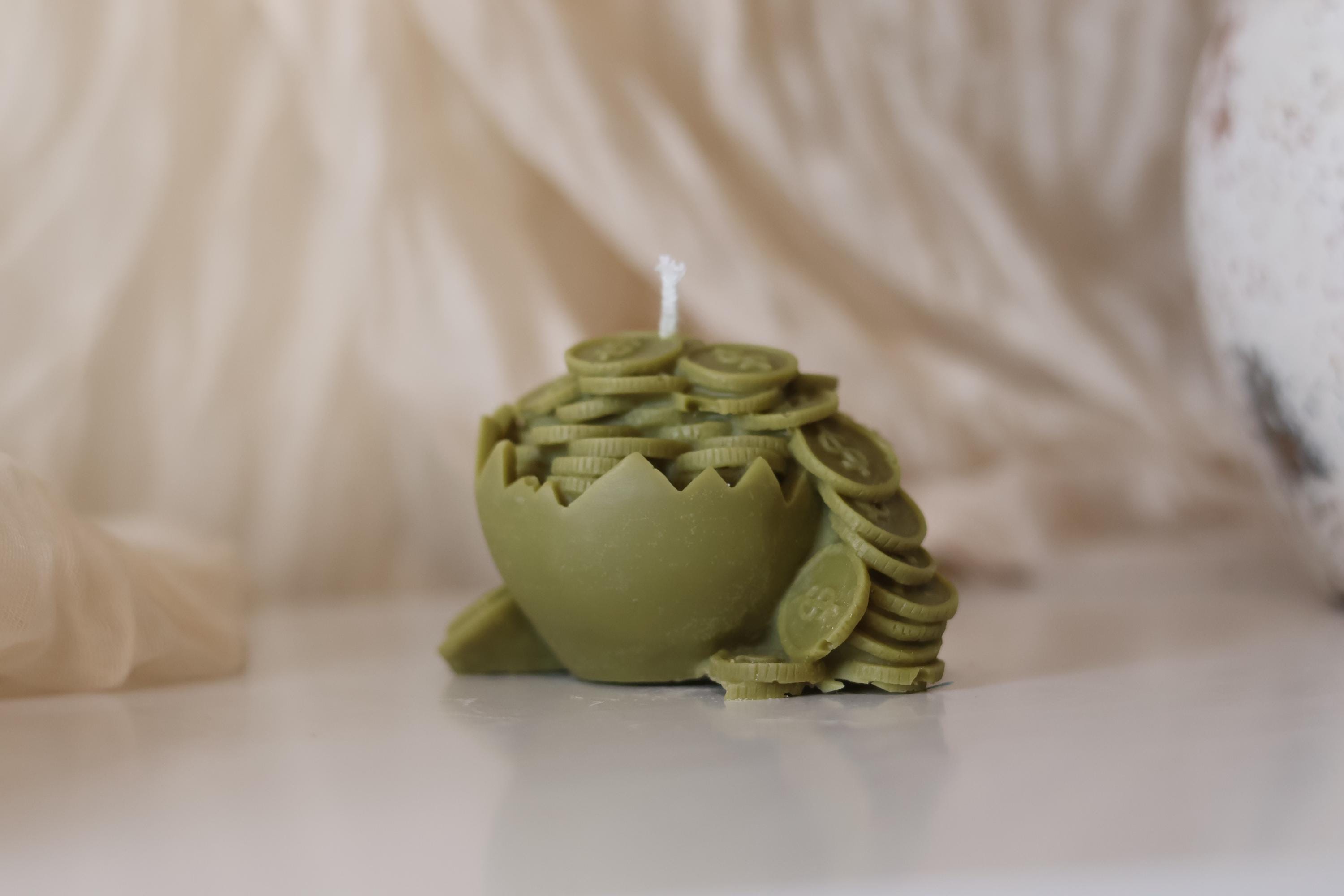 Money Bag Candle