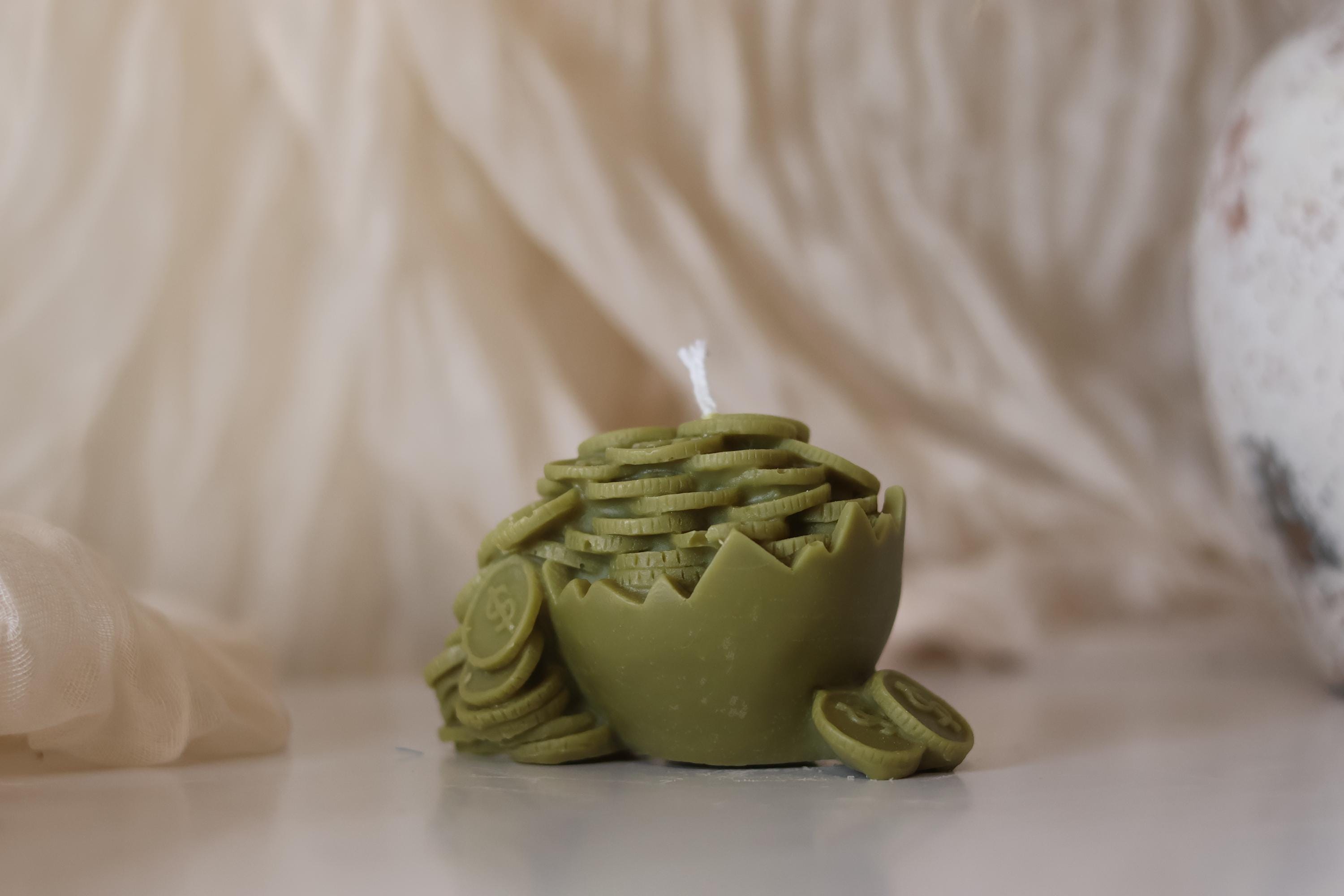Money Bag Candle