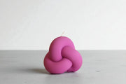 Ribbed Knot Candle