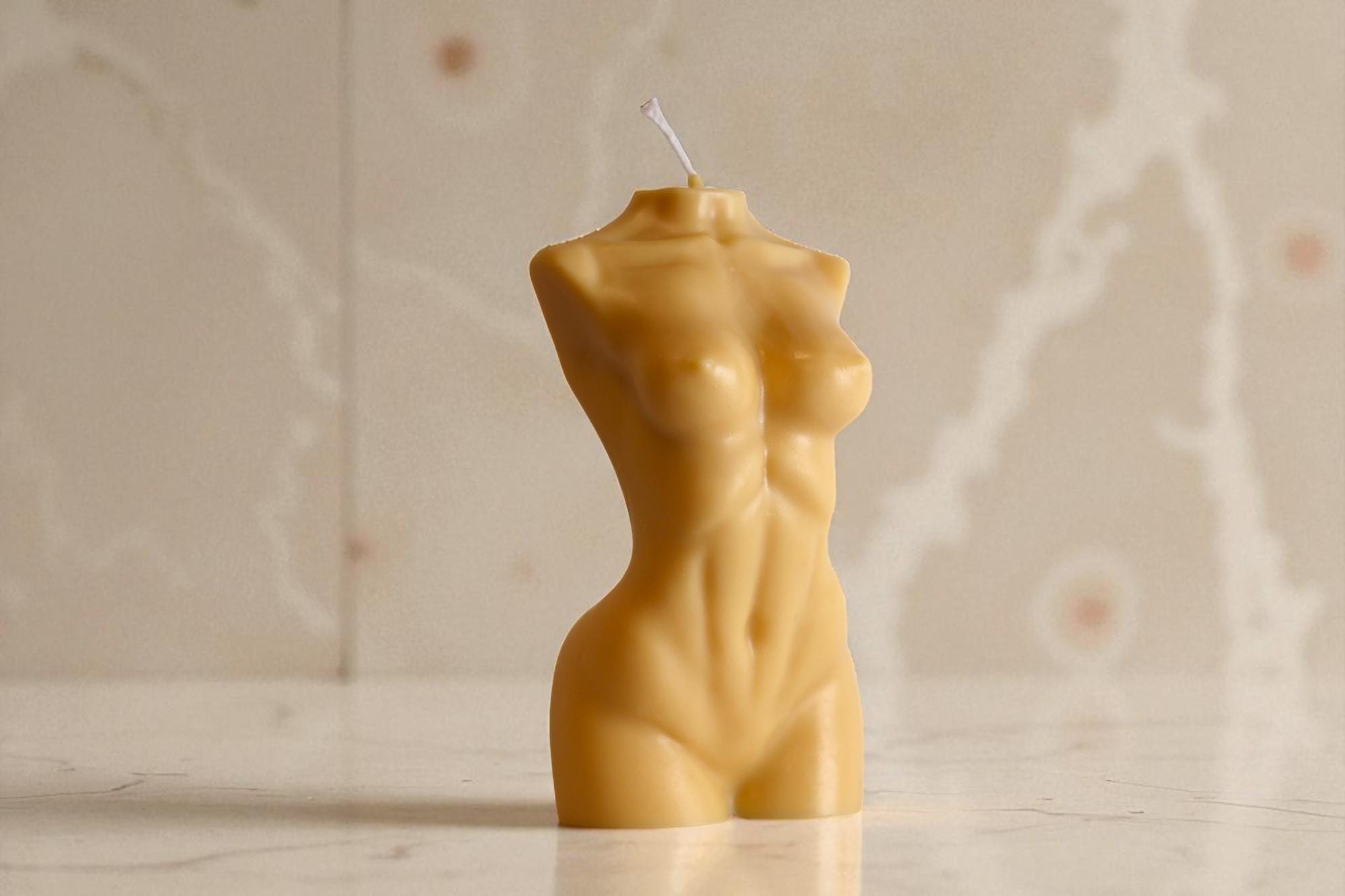 Large Woman's Figure Candle