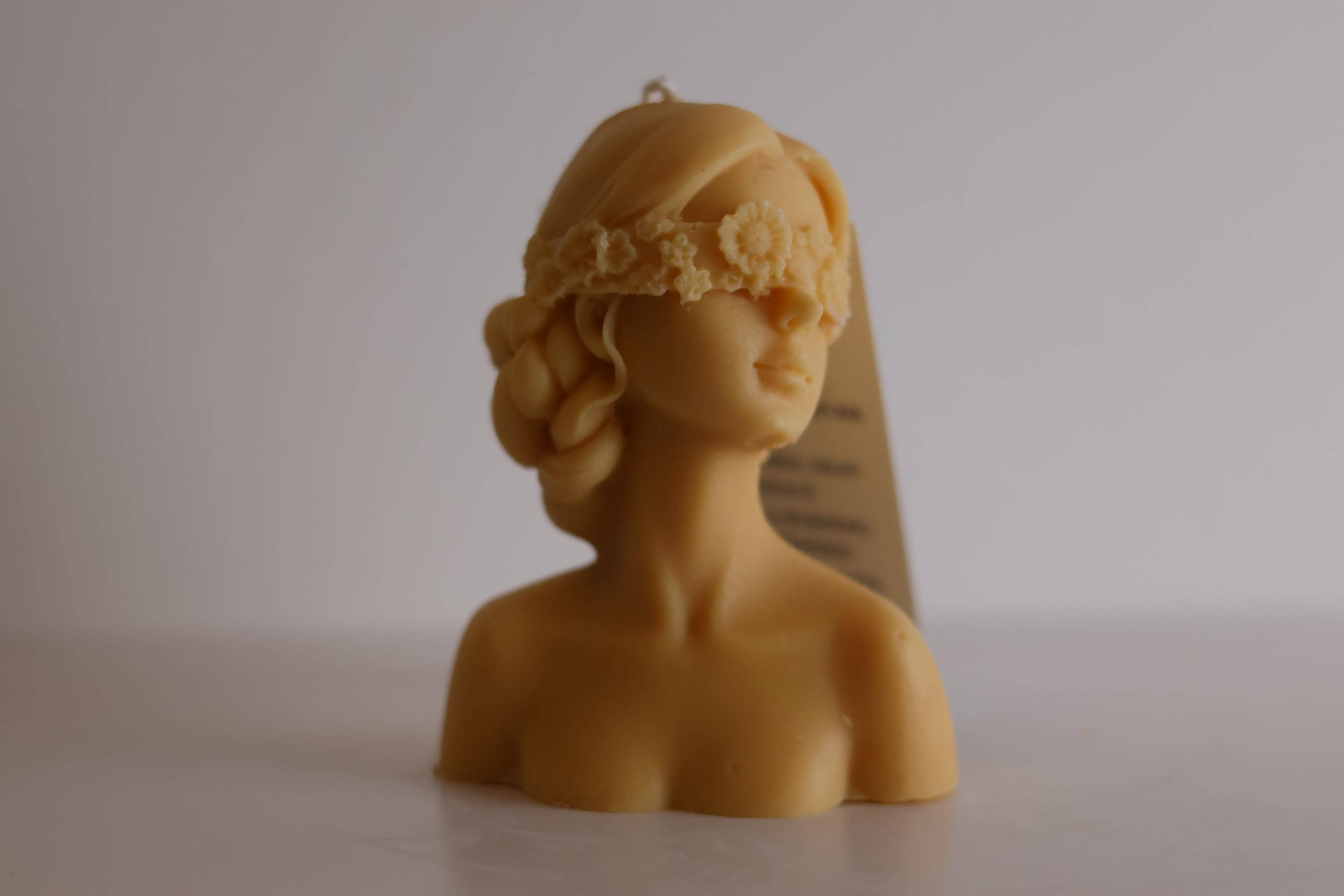 Small Blindfolded Lady Candle