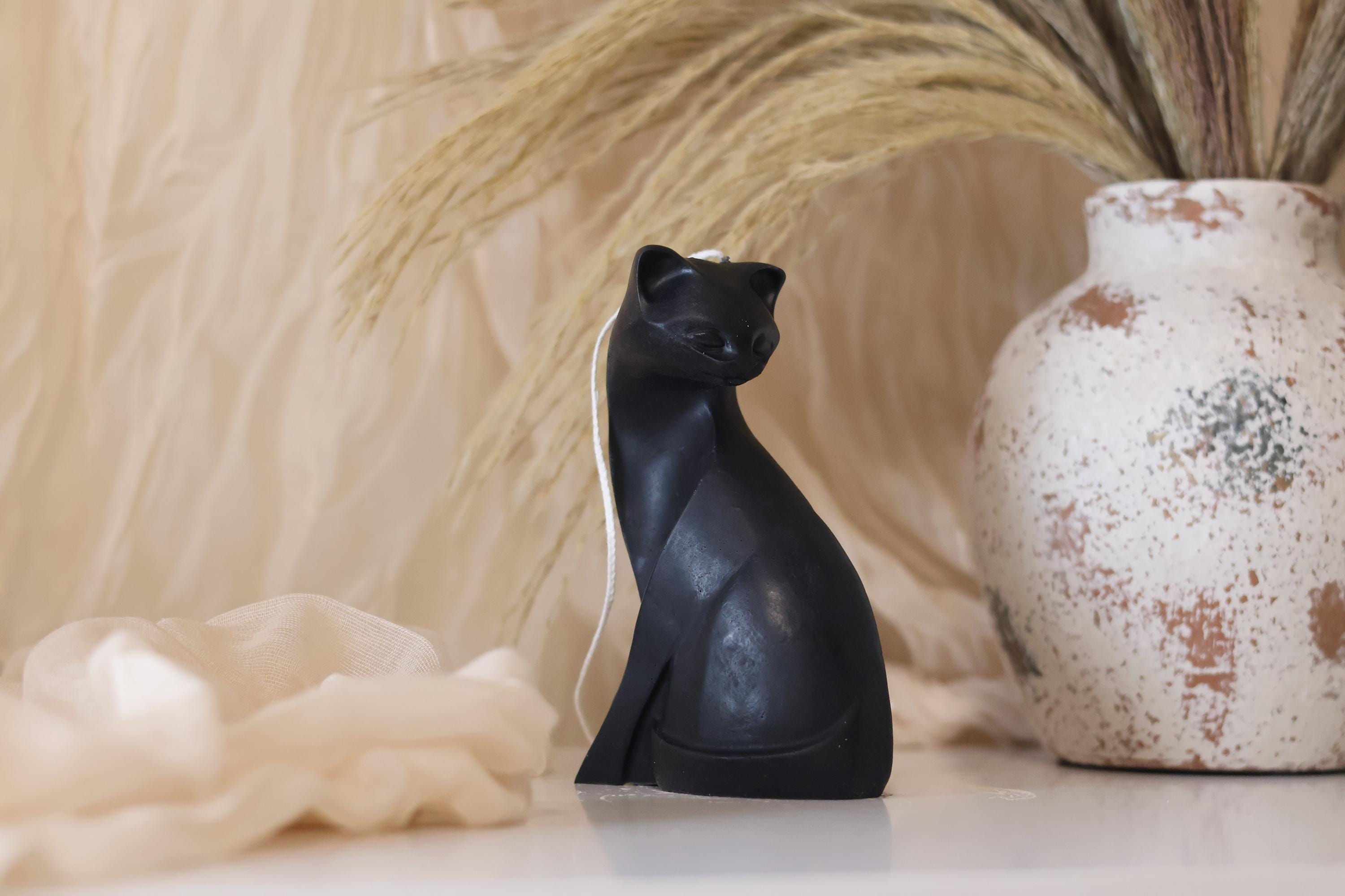 Artisan Cat Candle