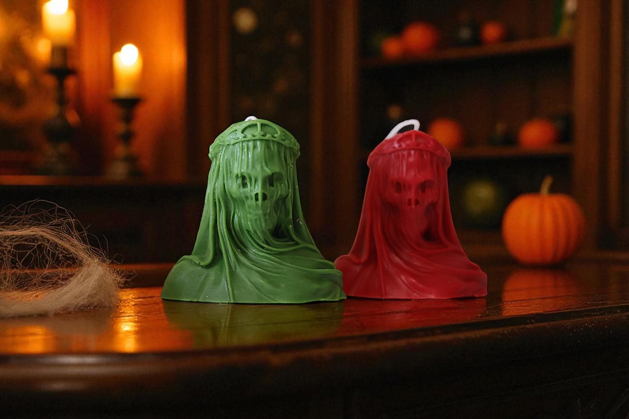 Small Veiled death Candle