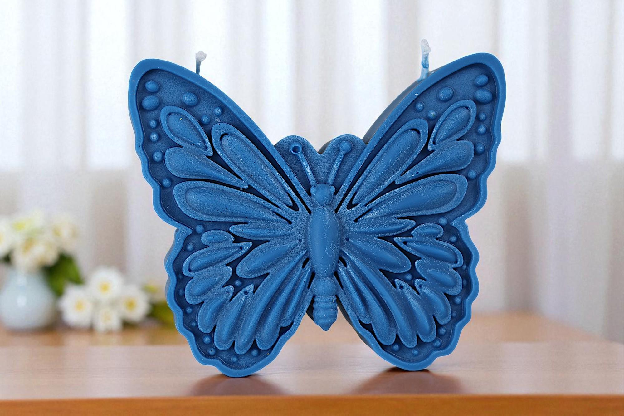 Large Butterfly Shaped Candle