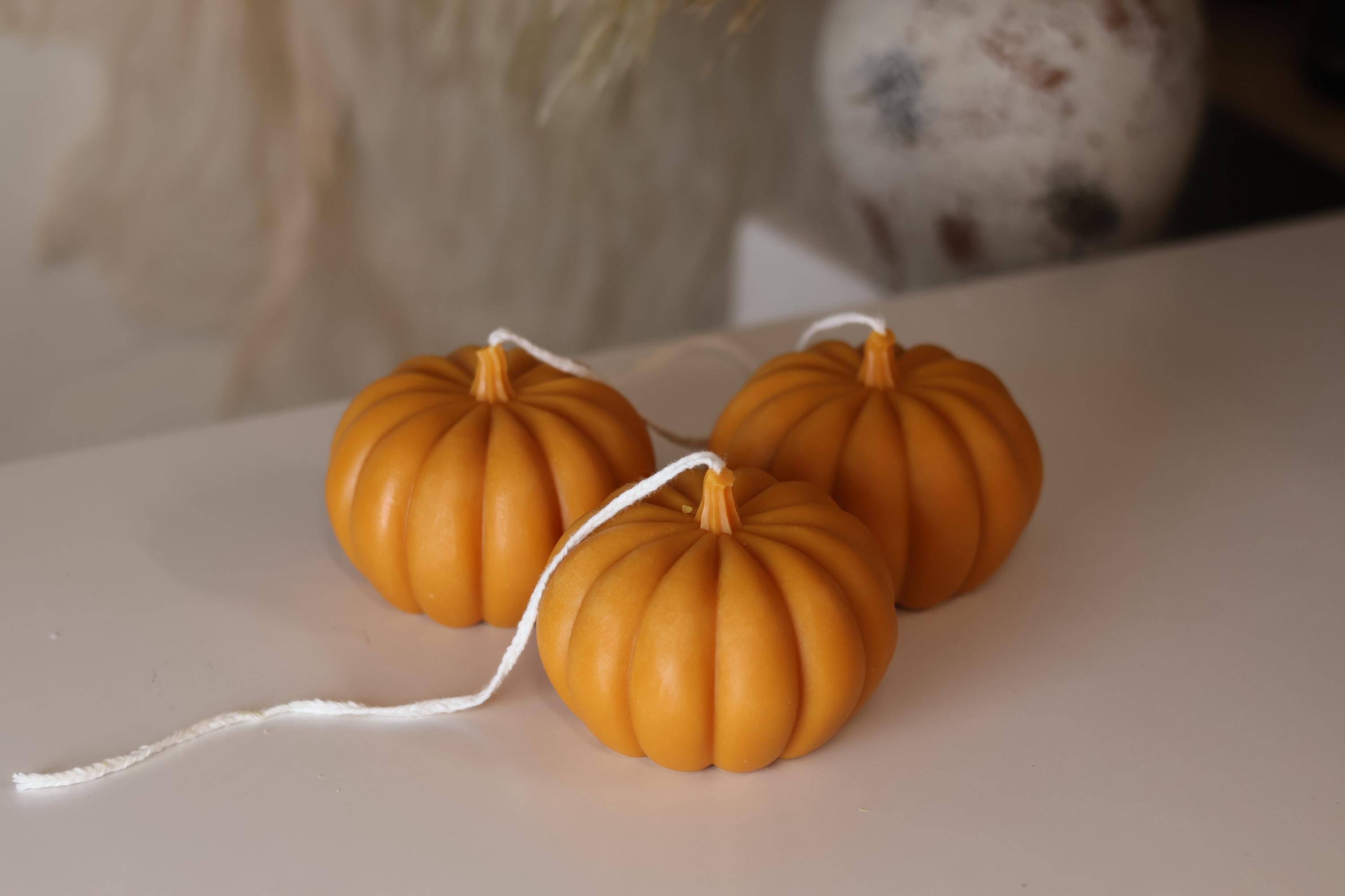 Large Pumpkin Candle