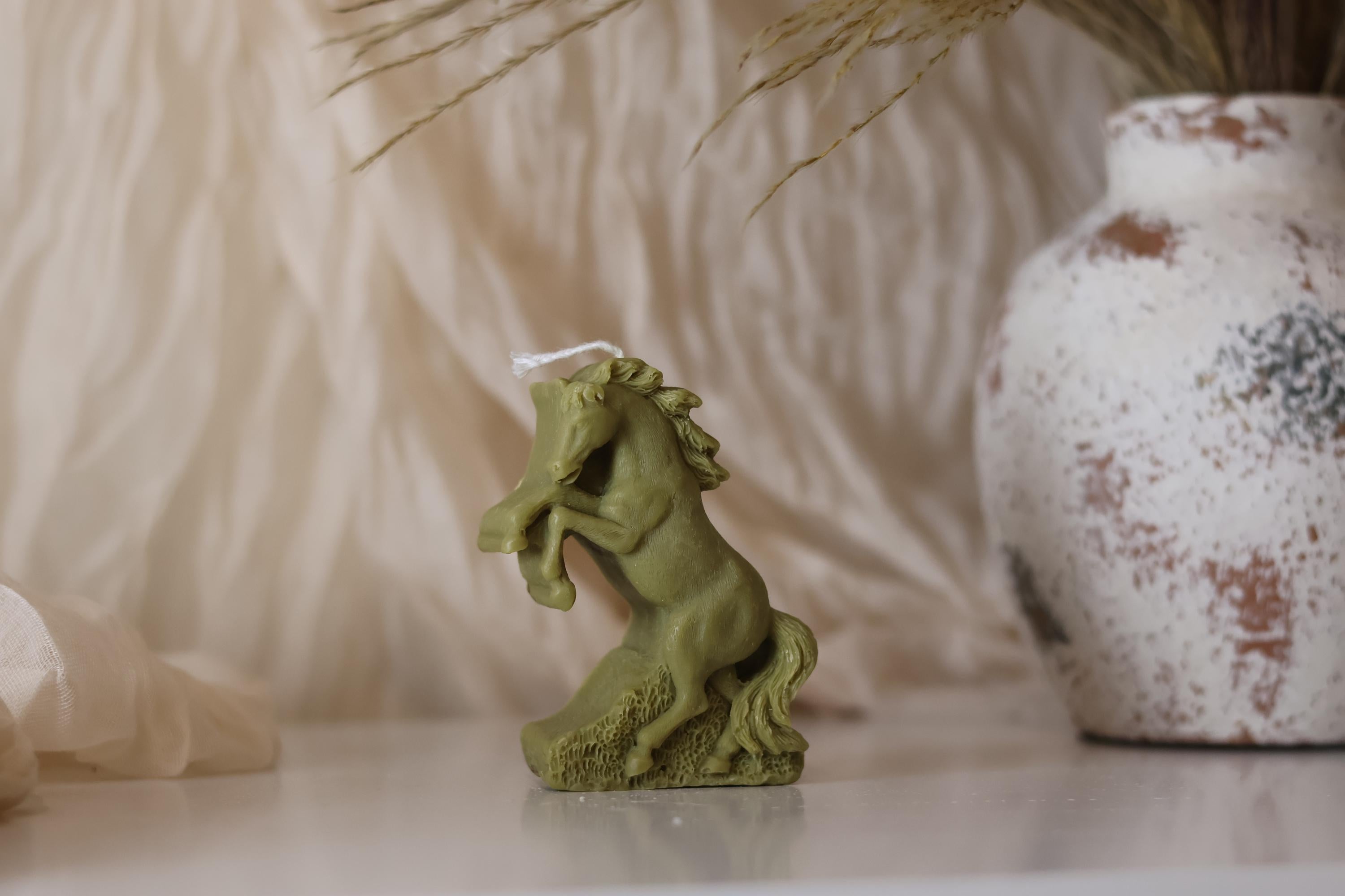 Small Horse Candle