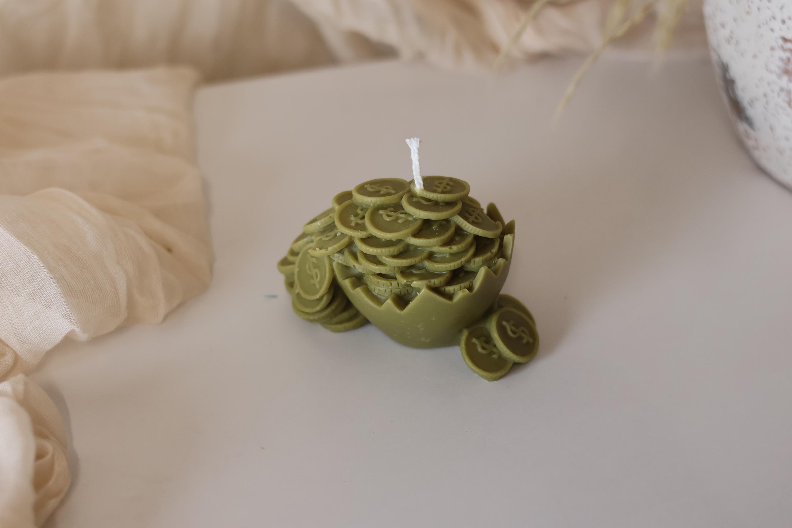 Money Bag Candle