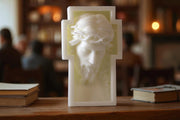 Large Jesus Candle 5.5x3.5 inches