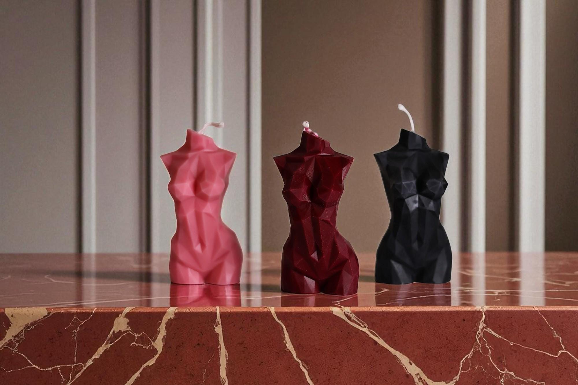 Small Female Body Candle