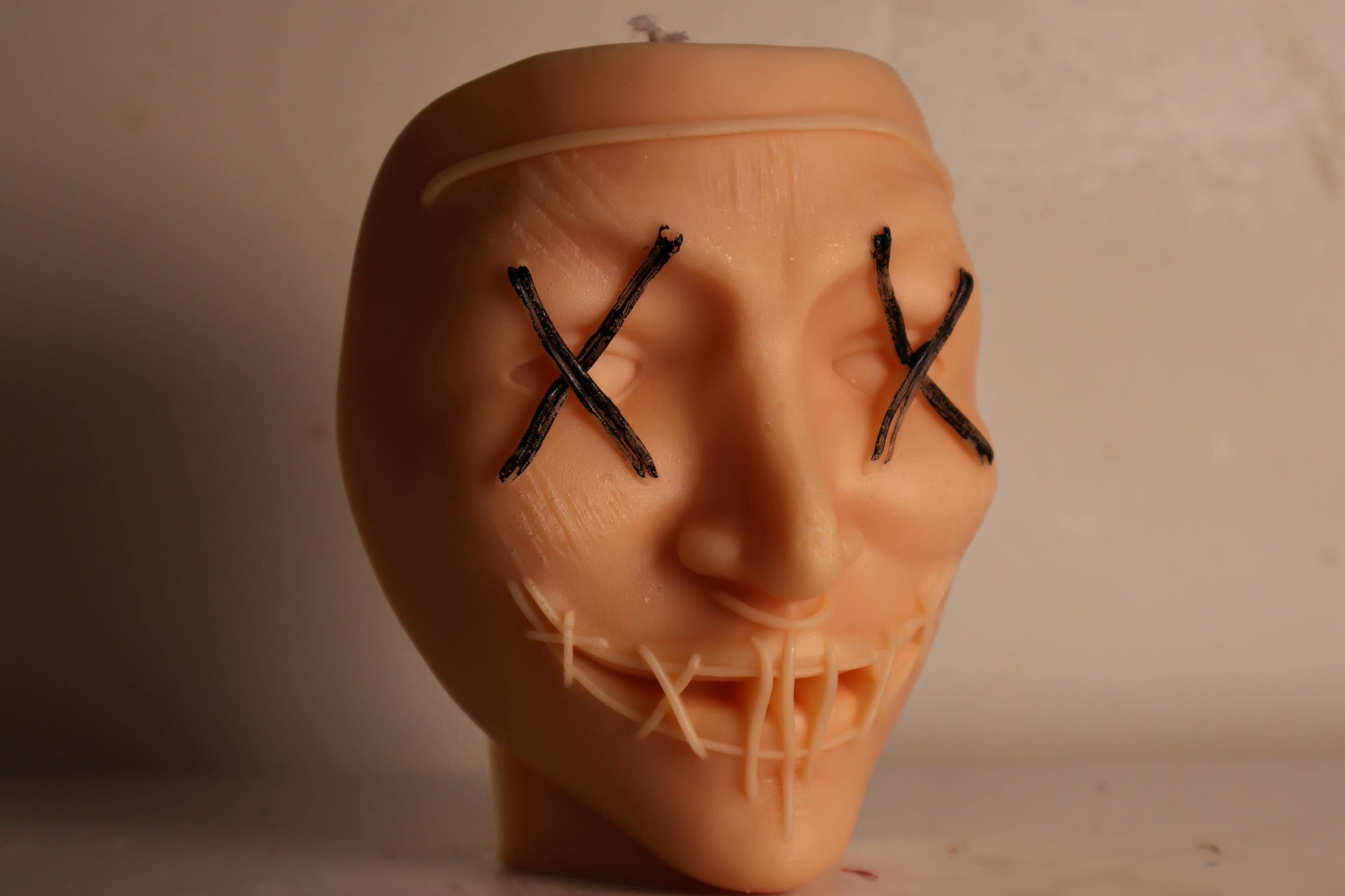 Scary Mask Candle