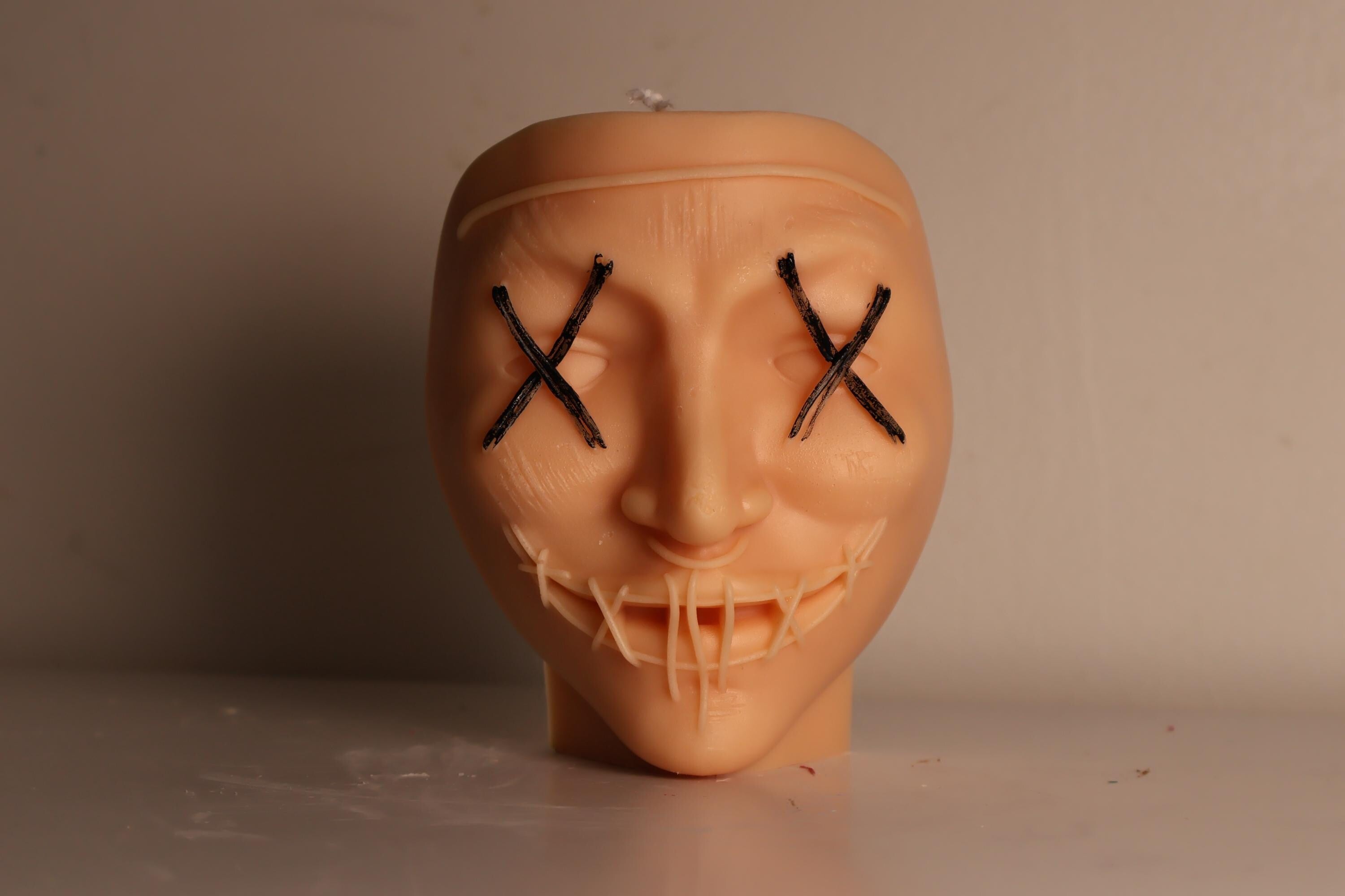 Scary Mask Candle