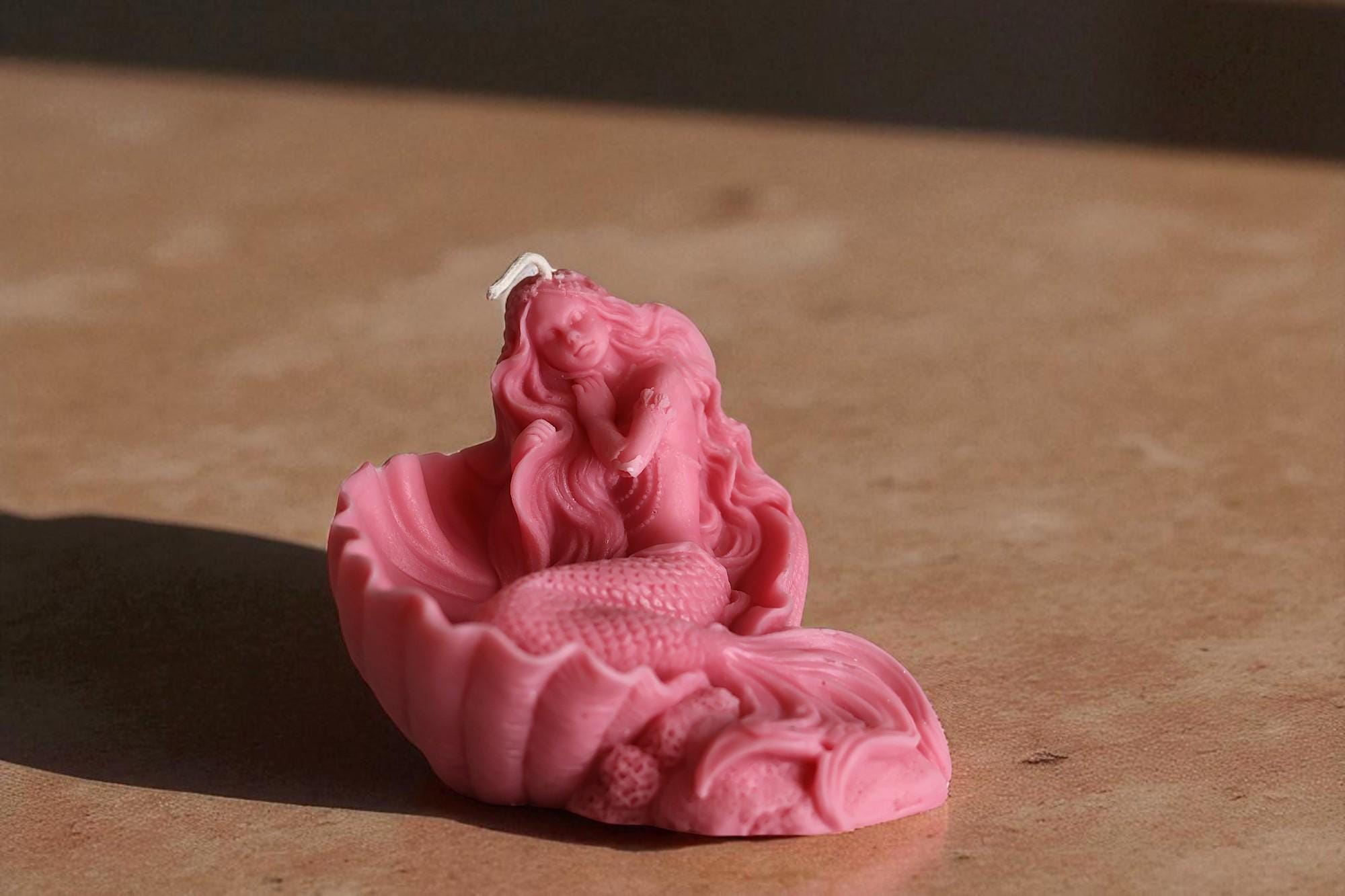 Mermaid Shell Candle