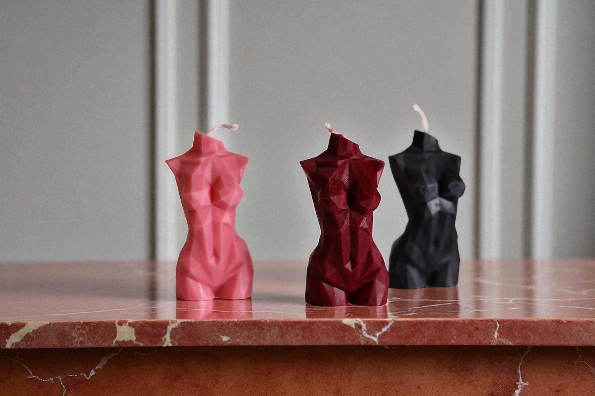 Small Female Body Candle