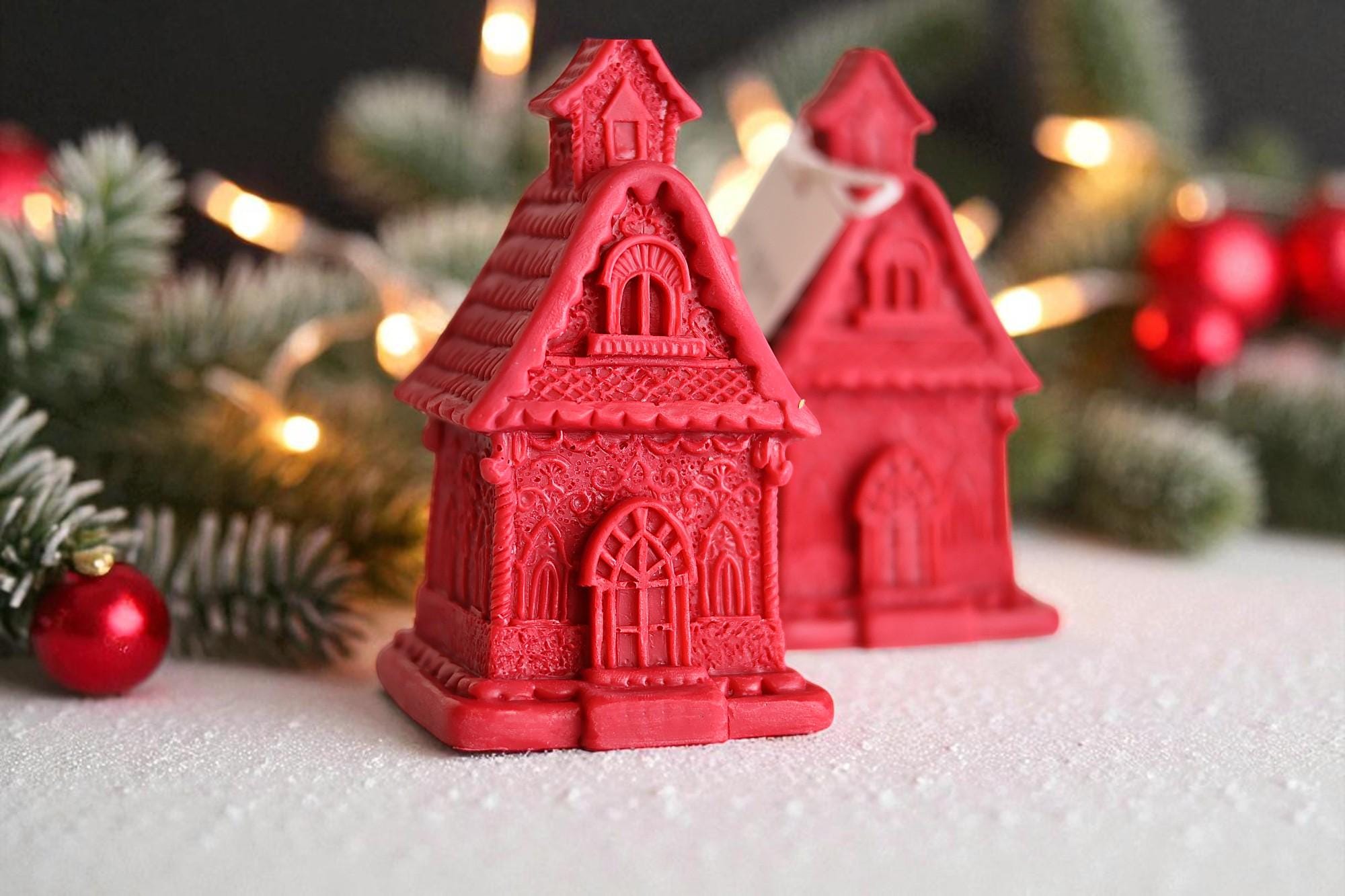Gingerbread House Candle