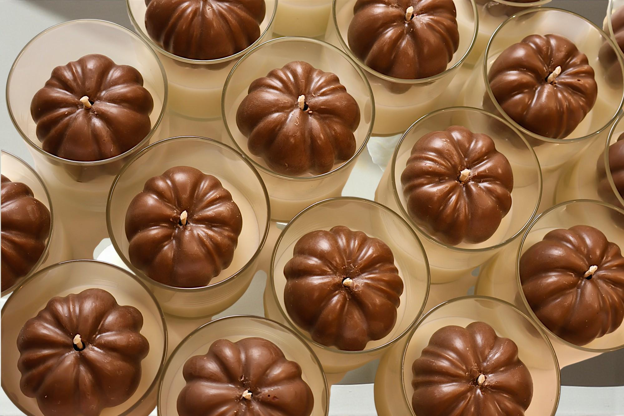 Halloween Container Candle with Pumpkin