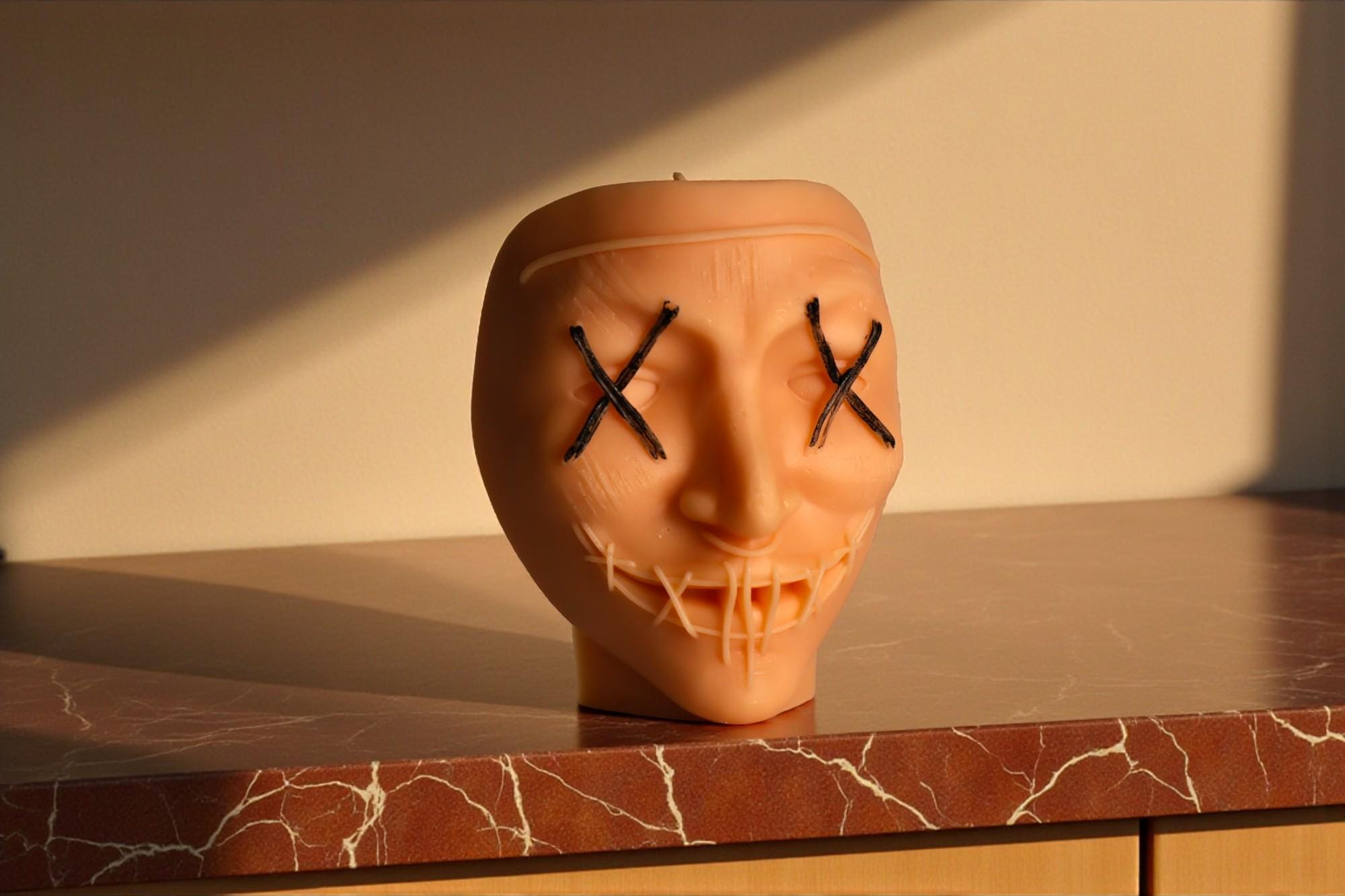Scary Mask Candle
