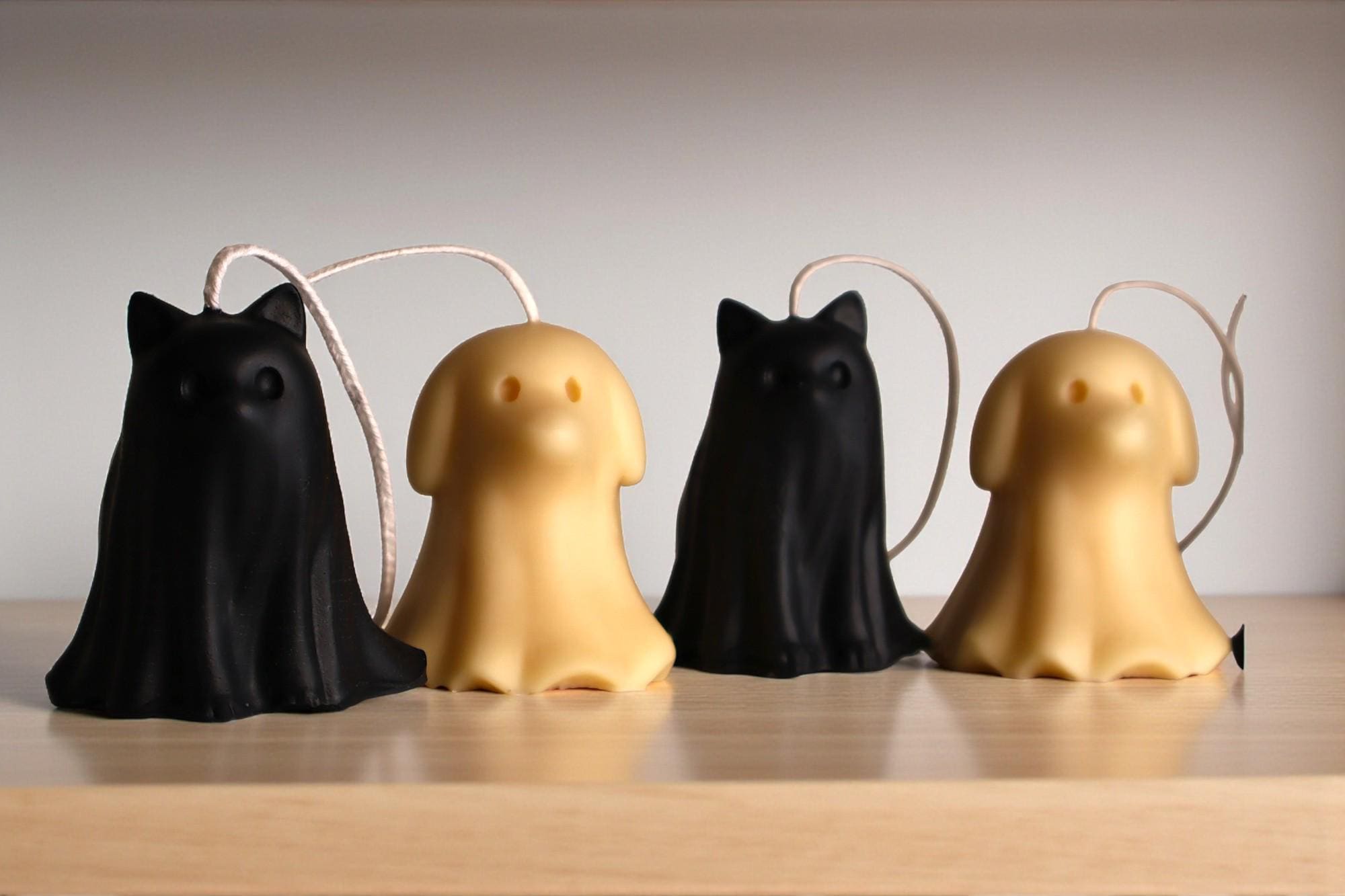 Ghost Candle Dog or Cat Shape