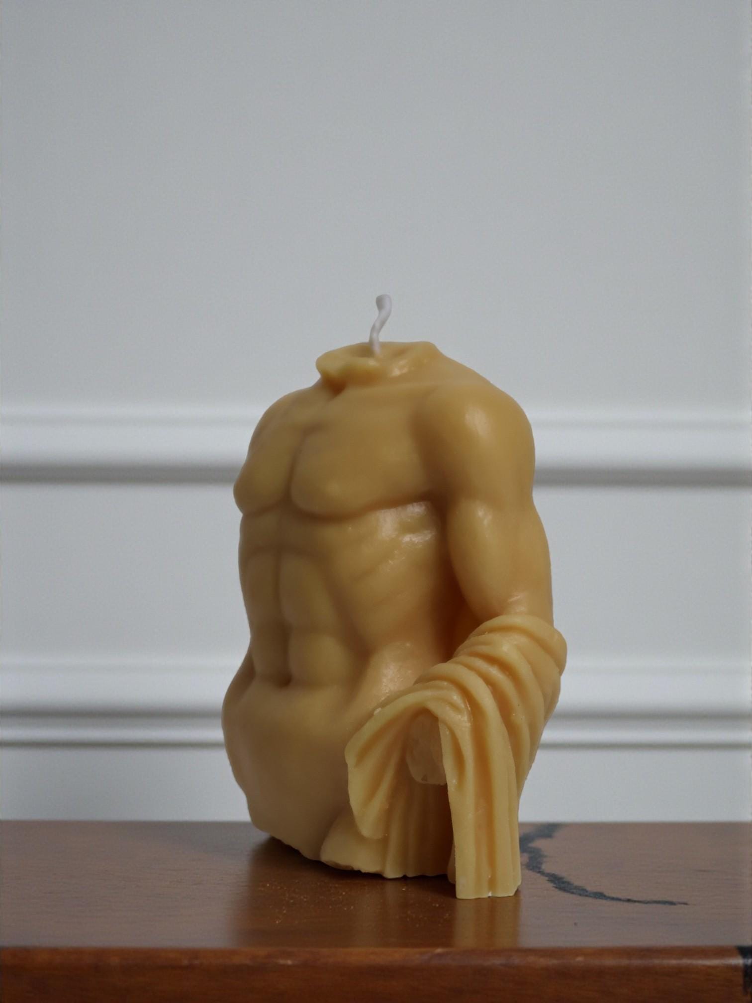 Greek Male Body Candle
