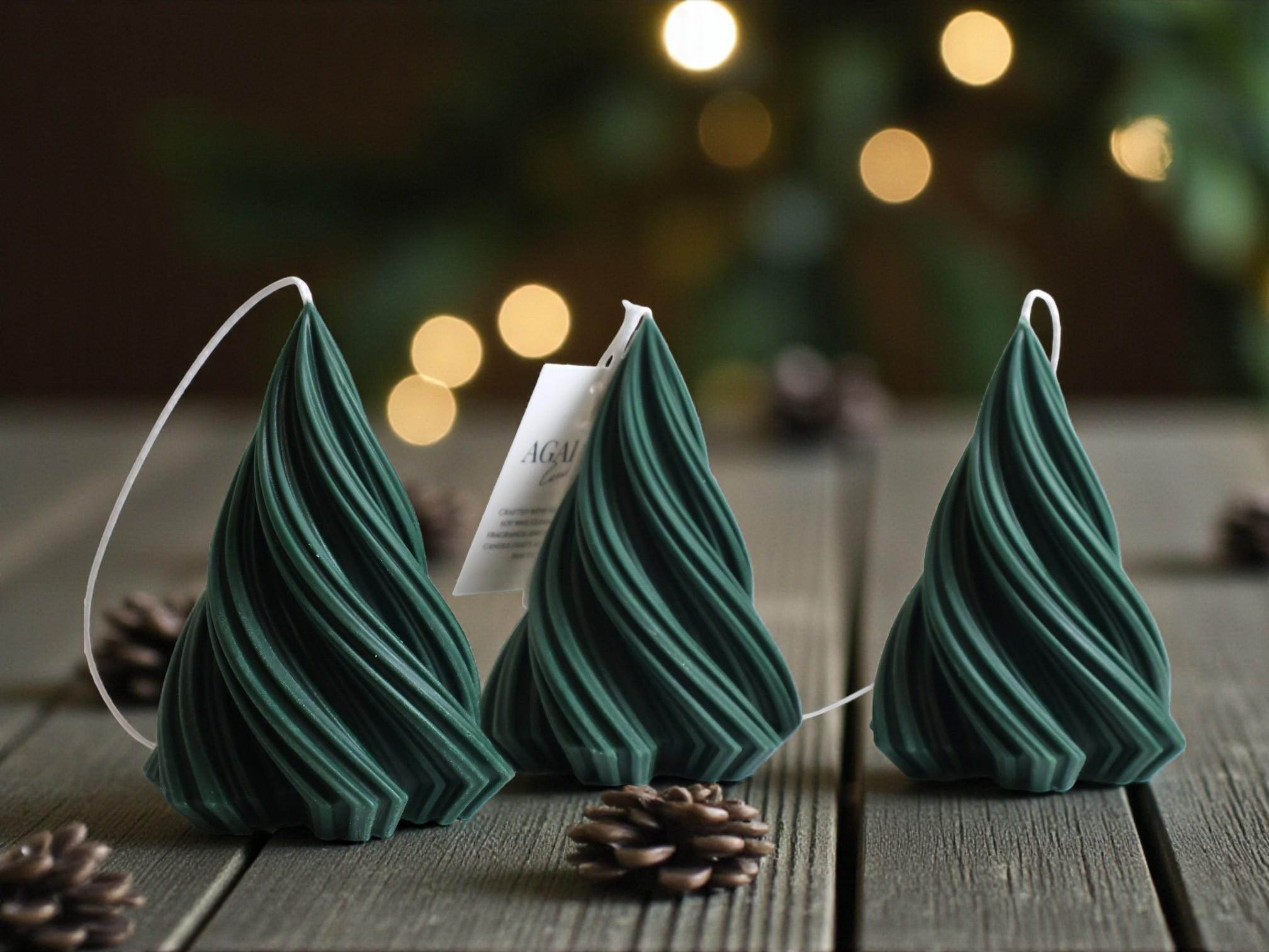 Wavy Tree Candle