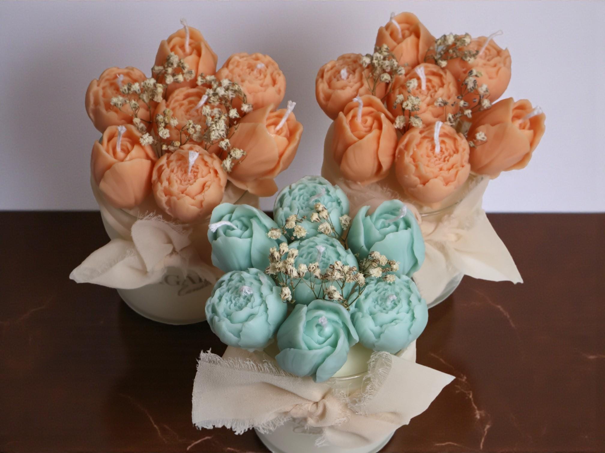 Floral bouquet Candle