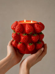 Strawberry Candle Bowl